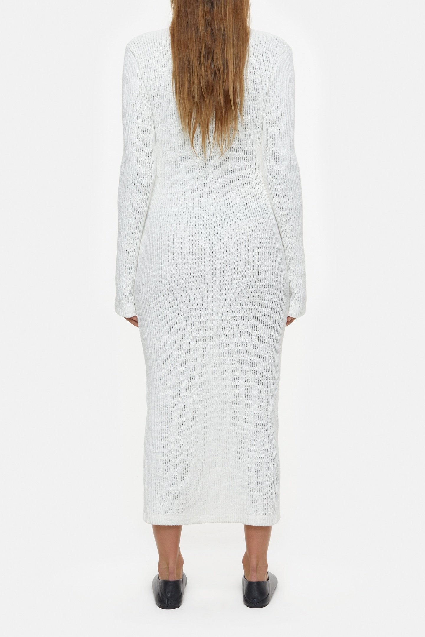 LONG SLEEVE DRESS IVORY 5