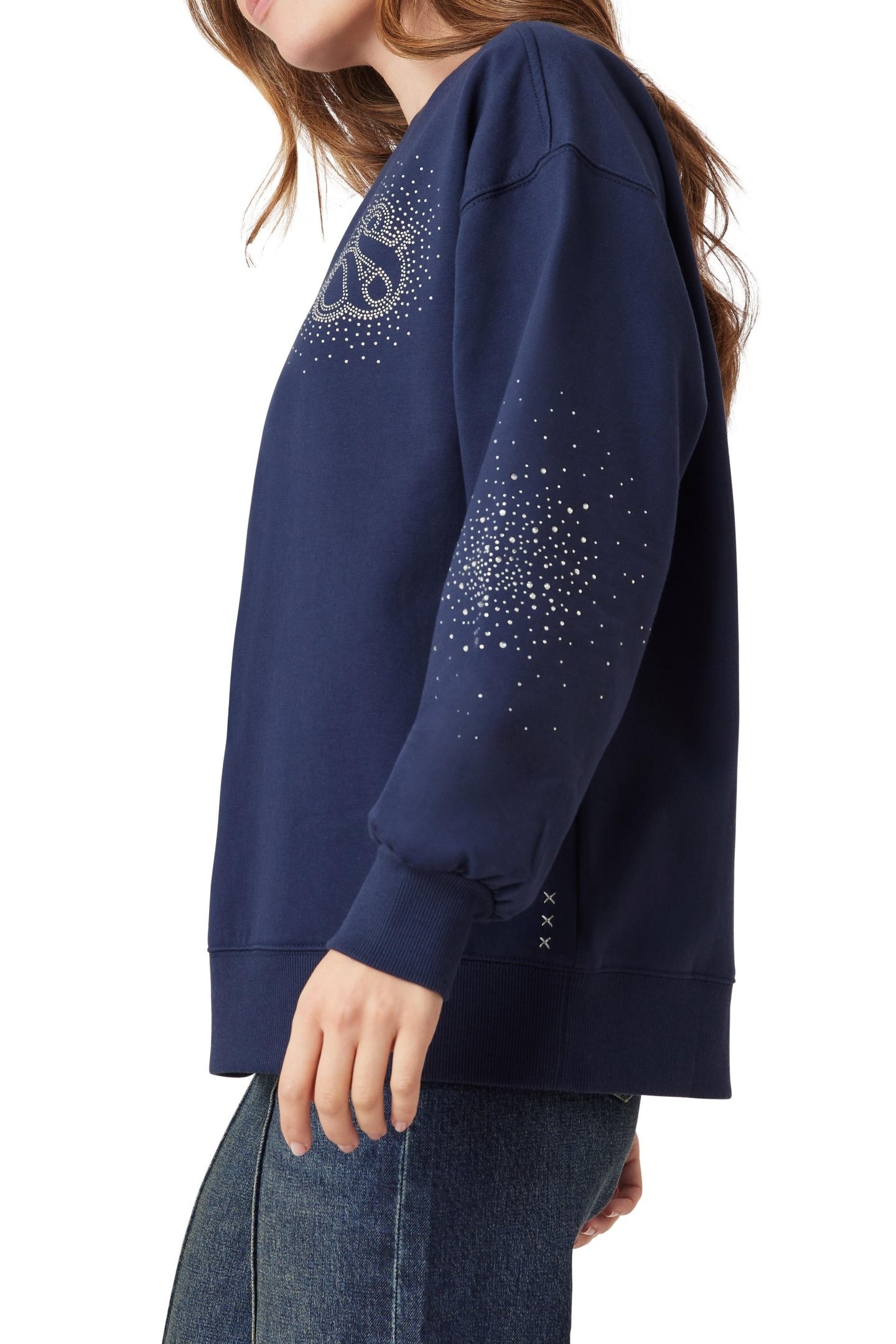 OVERSIZED GRAPHIC SWEATSHIRT NAVY 3