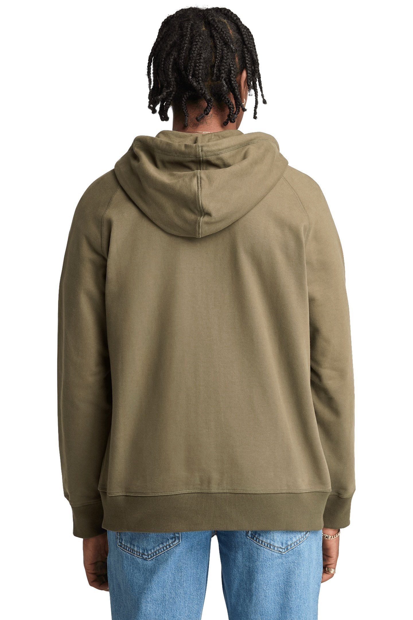 EXETER RIVER LOOPBACK FULL ZIP HOODIE LEAF GREEN 3