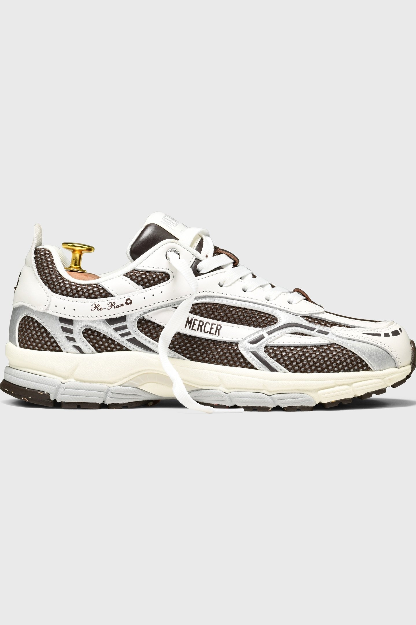 THE RE-RUN WHITE SILVER WHITE/BROWN 1