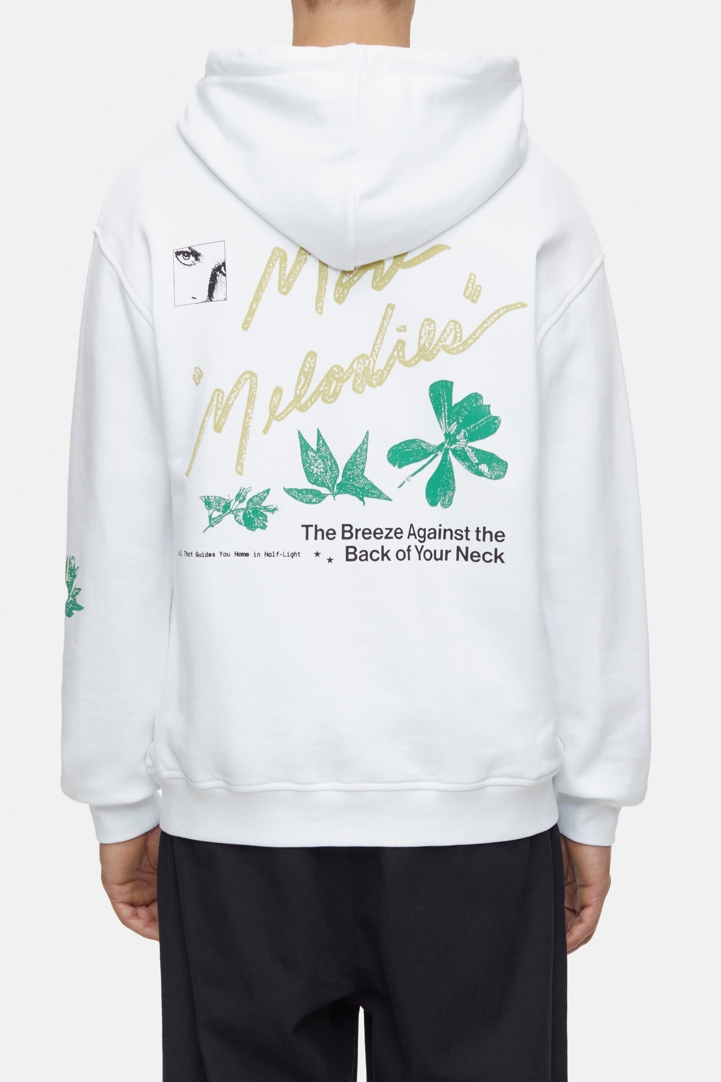 PRINTED HOODIE T-SHIRTS WHITE 4
