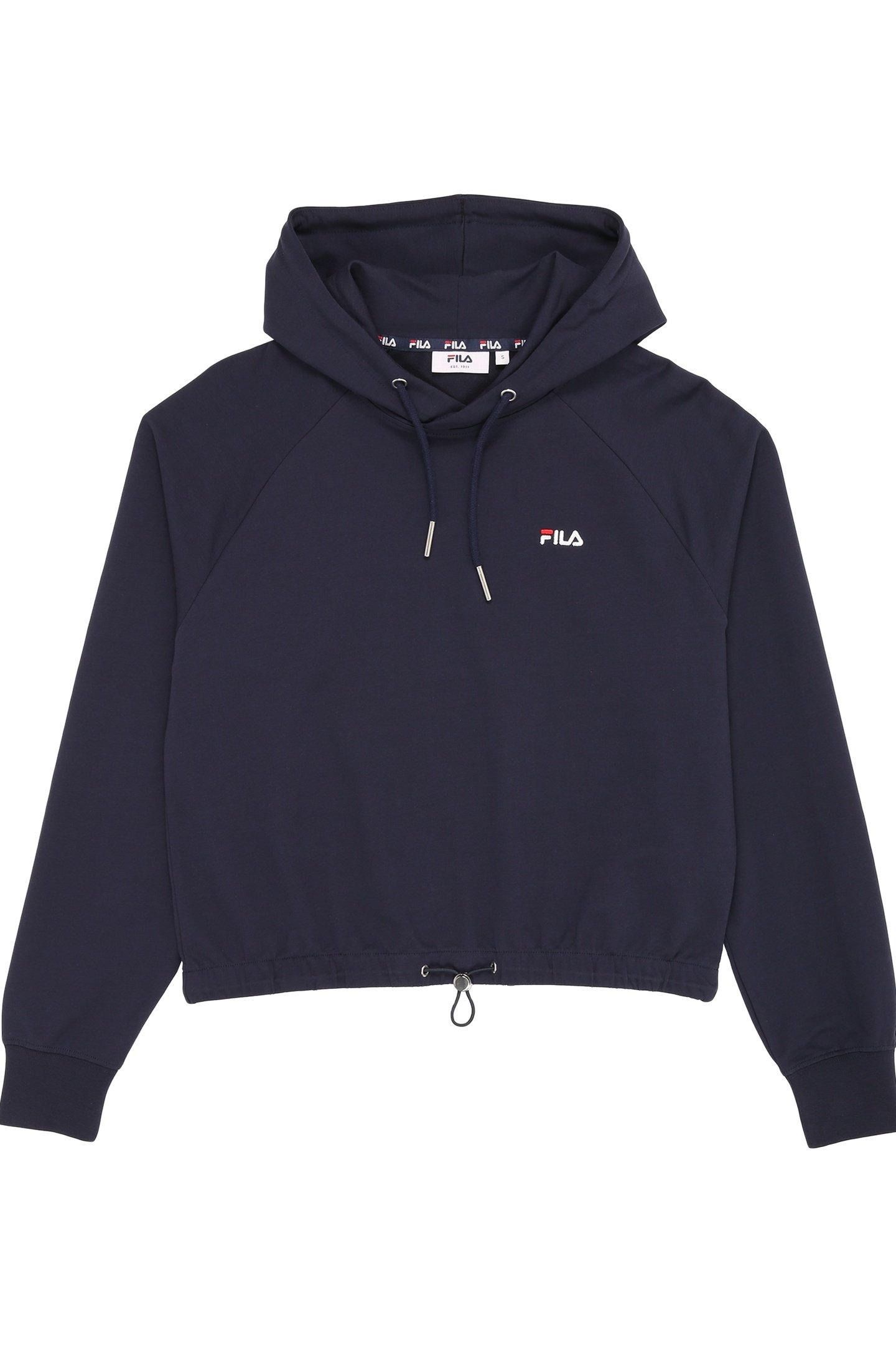 BAALBERGE CROPPED HOODY BLACK IRIS 1