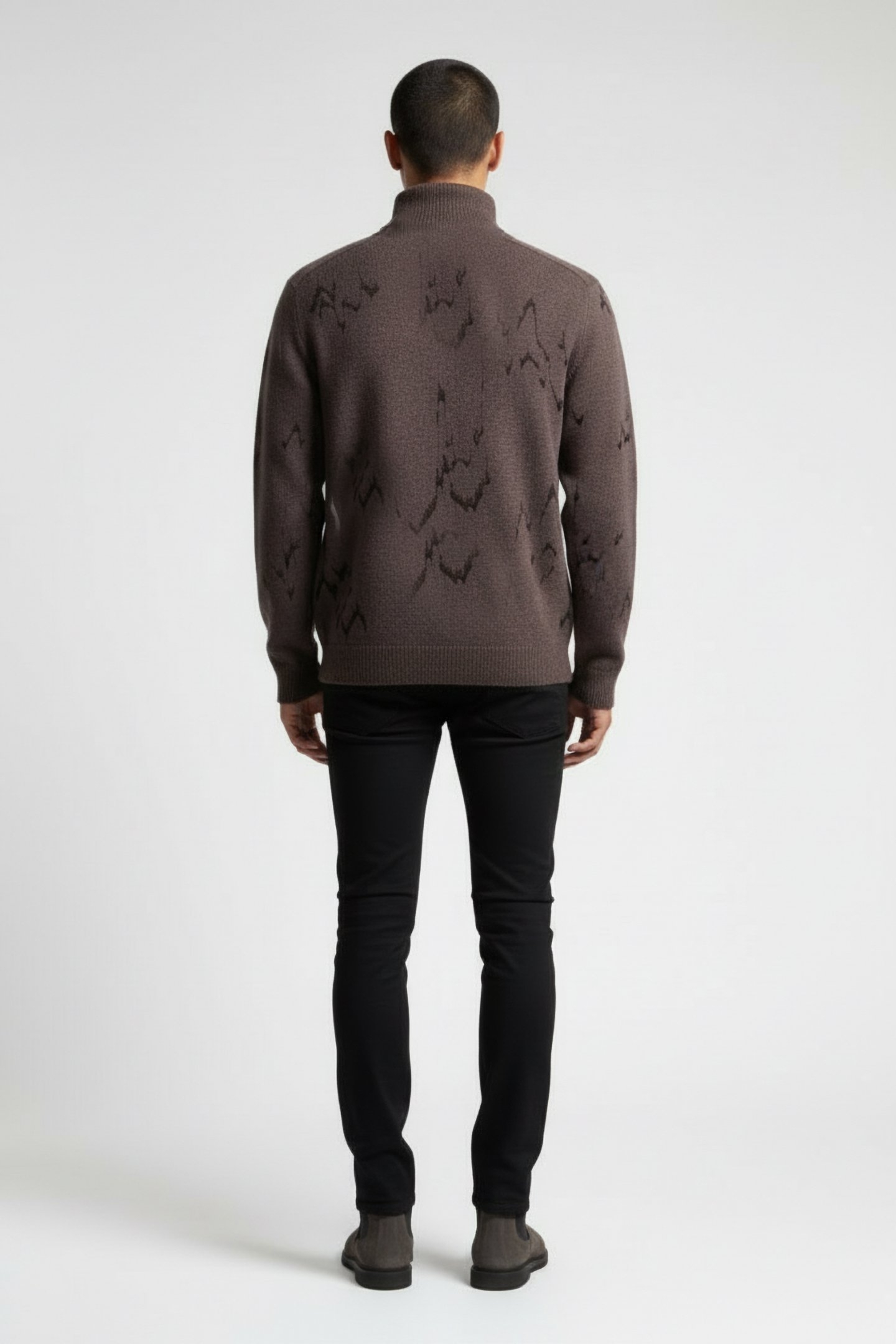 PIERRE LS HIGH NECK TWINE BROWN 2