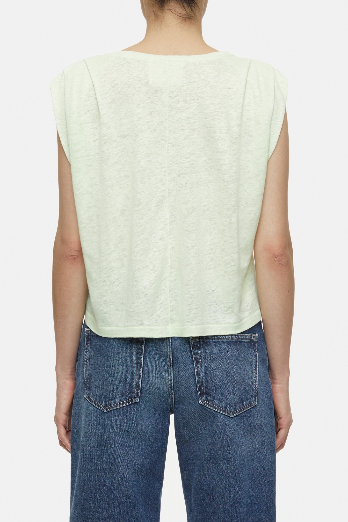 PLEATED SLEEVELESS T-SHIRTS LIMONATTA 3