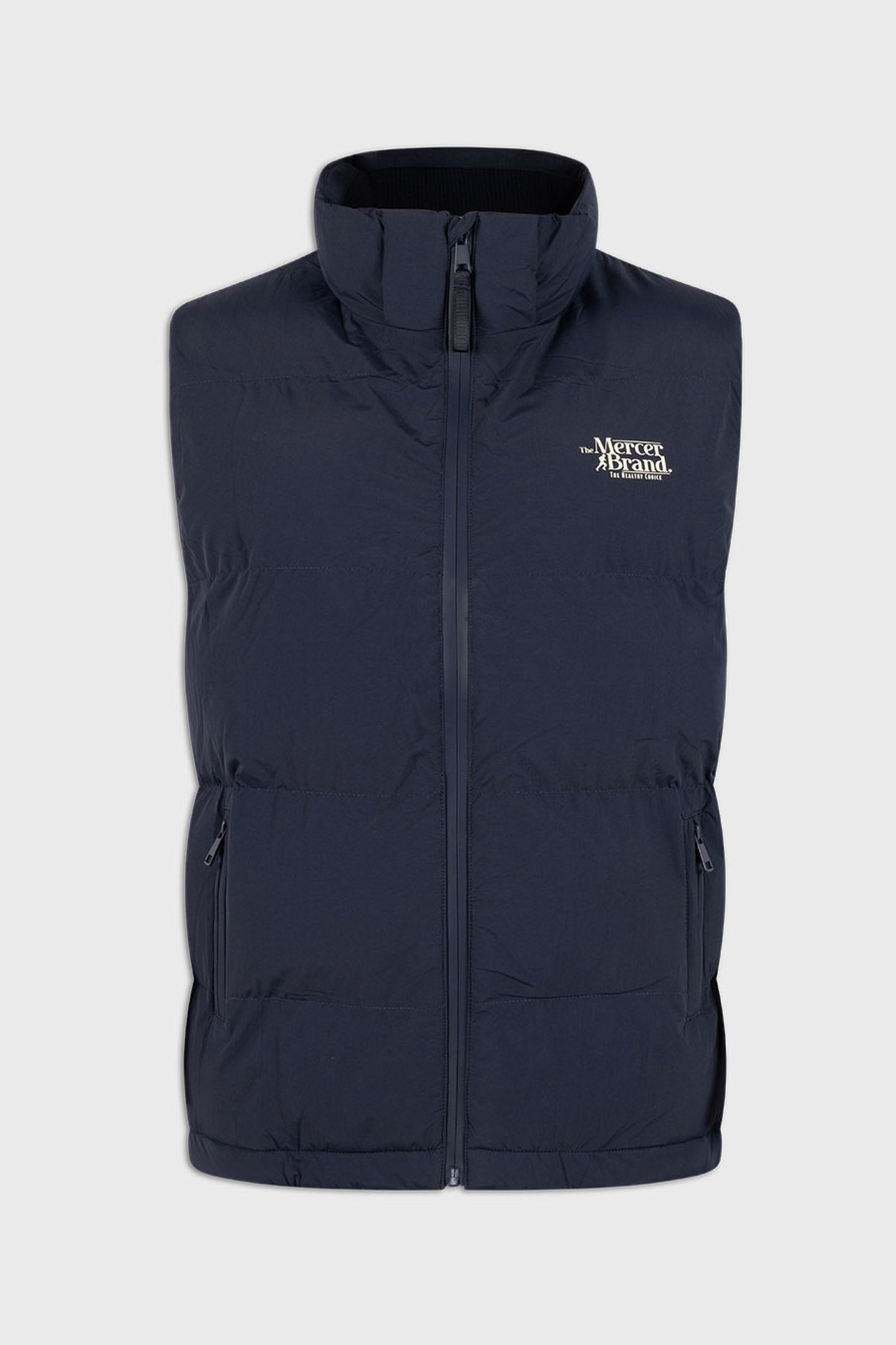 THE MERCER BODYWARMER NAVY 1