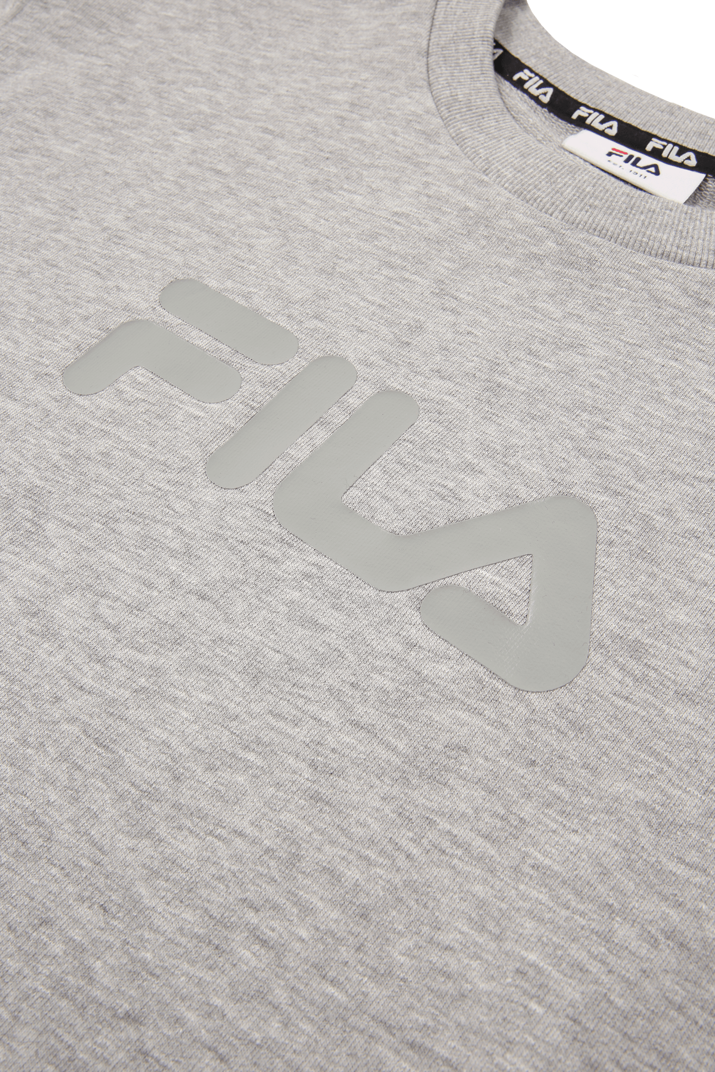 UNISEX ZANTEN LOGO CREW SWEAT MEDIUM GREY MELANGE 3