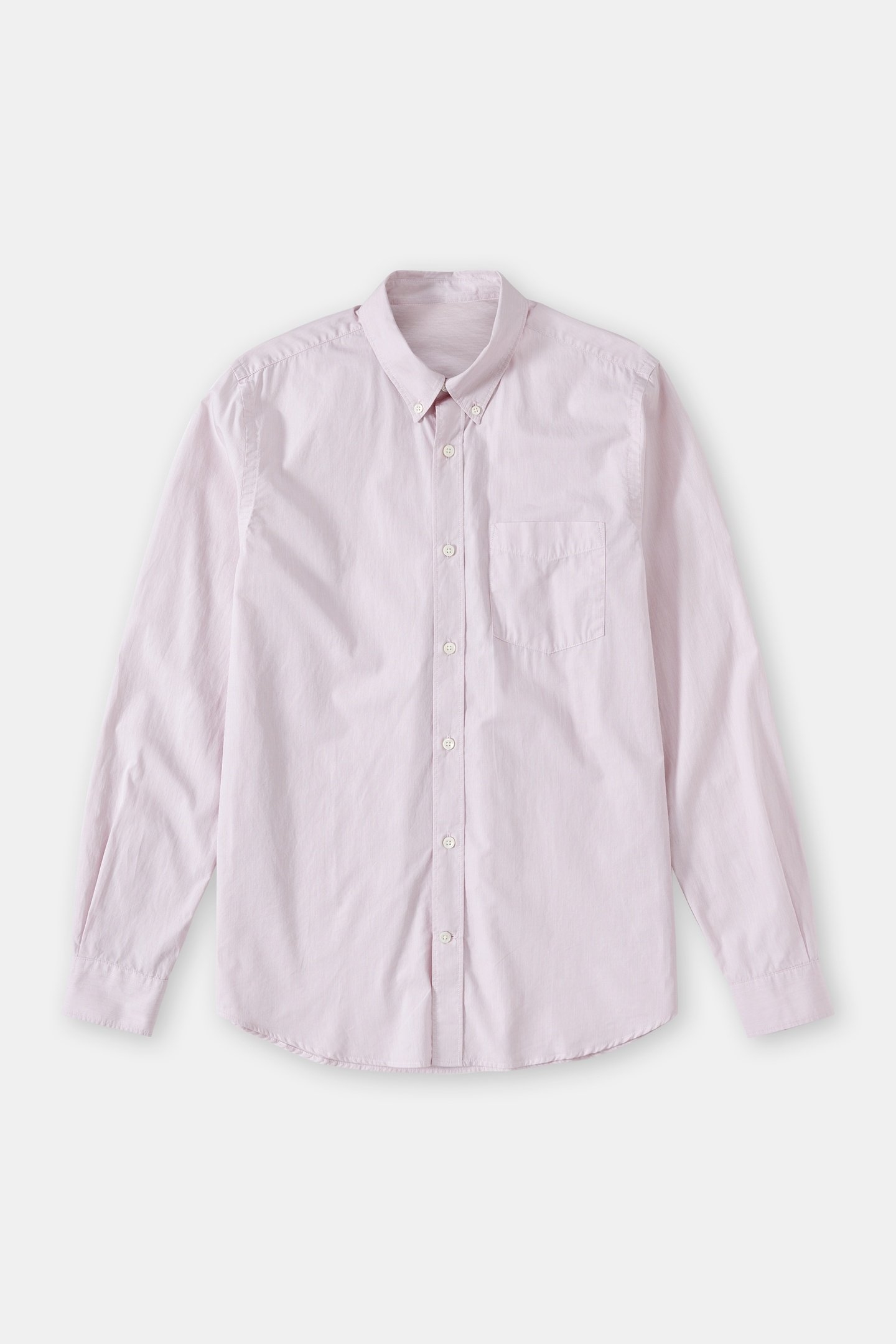T1 BUTTON DOWN SHIRT SMOOTHIE PINK 5