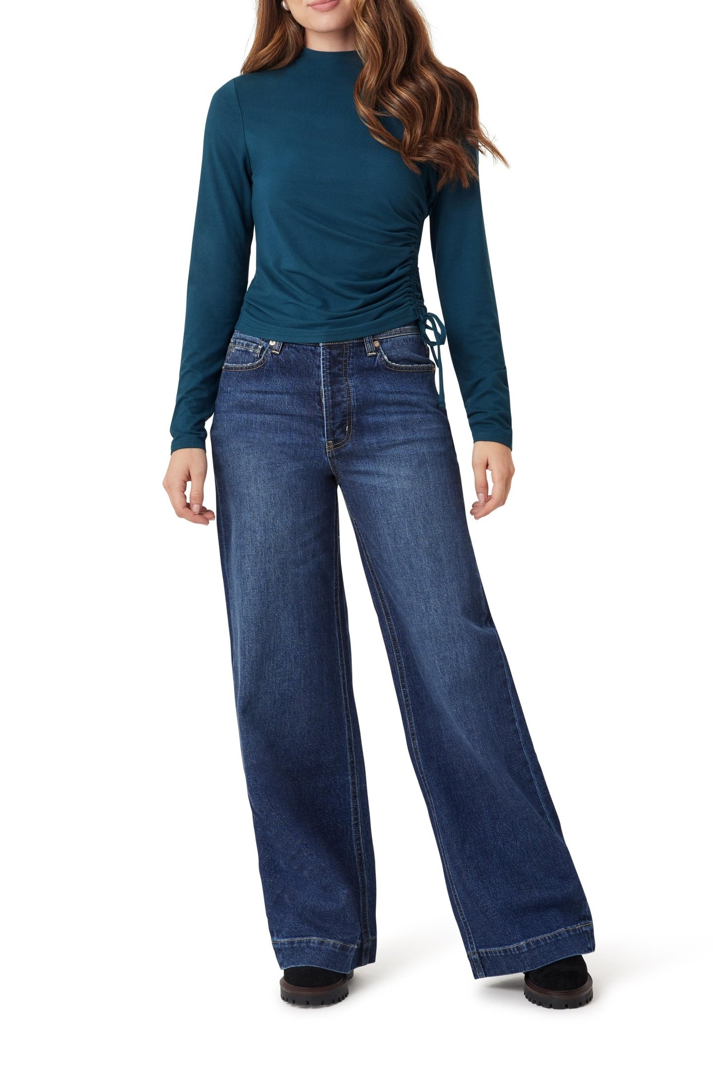 MOCK NECK TOP REFLECTING POND 1