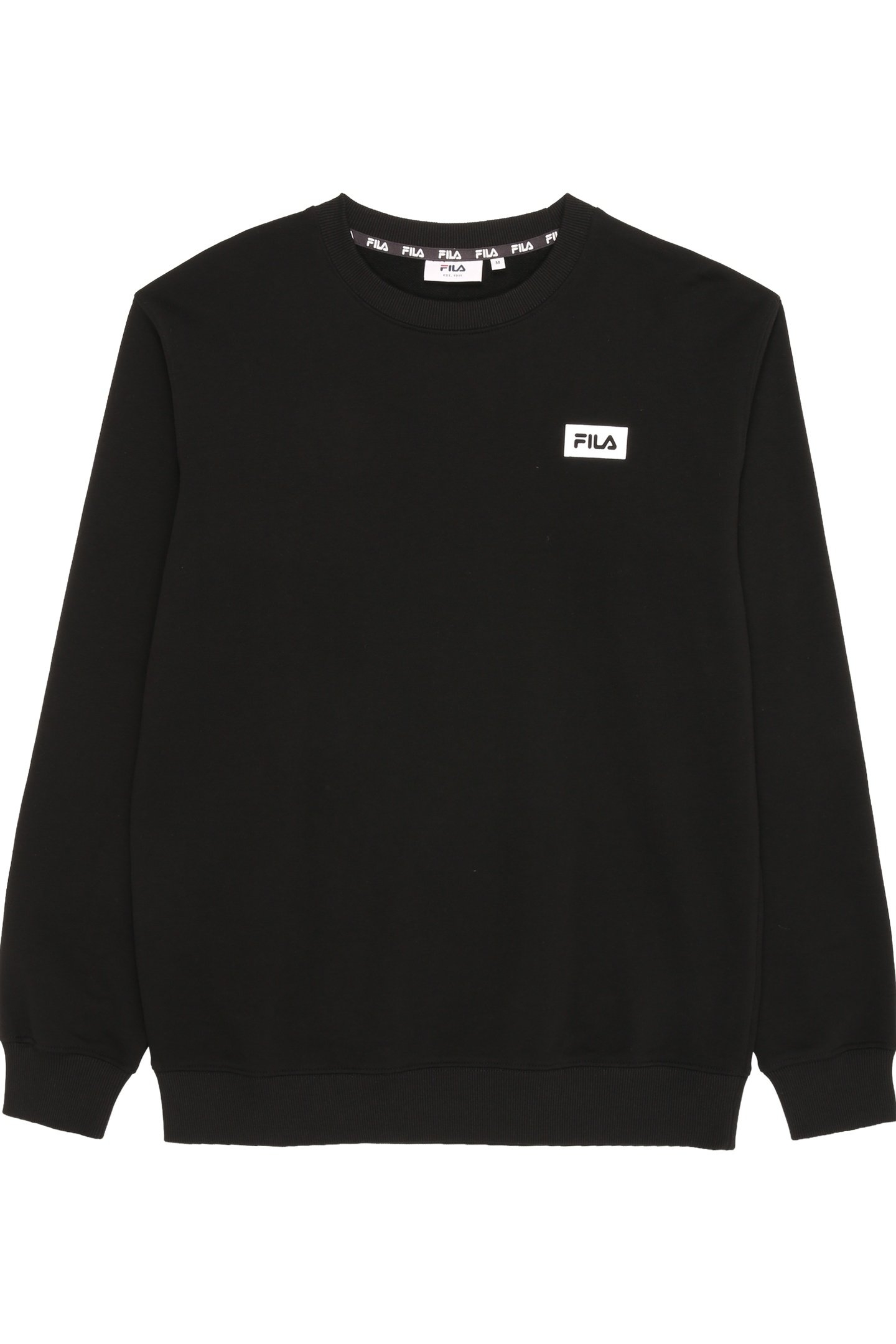 SILON CREW SWEAT BLACK 1