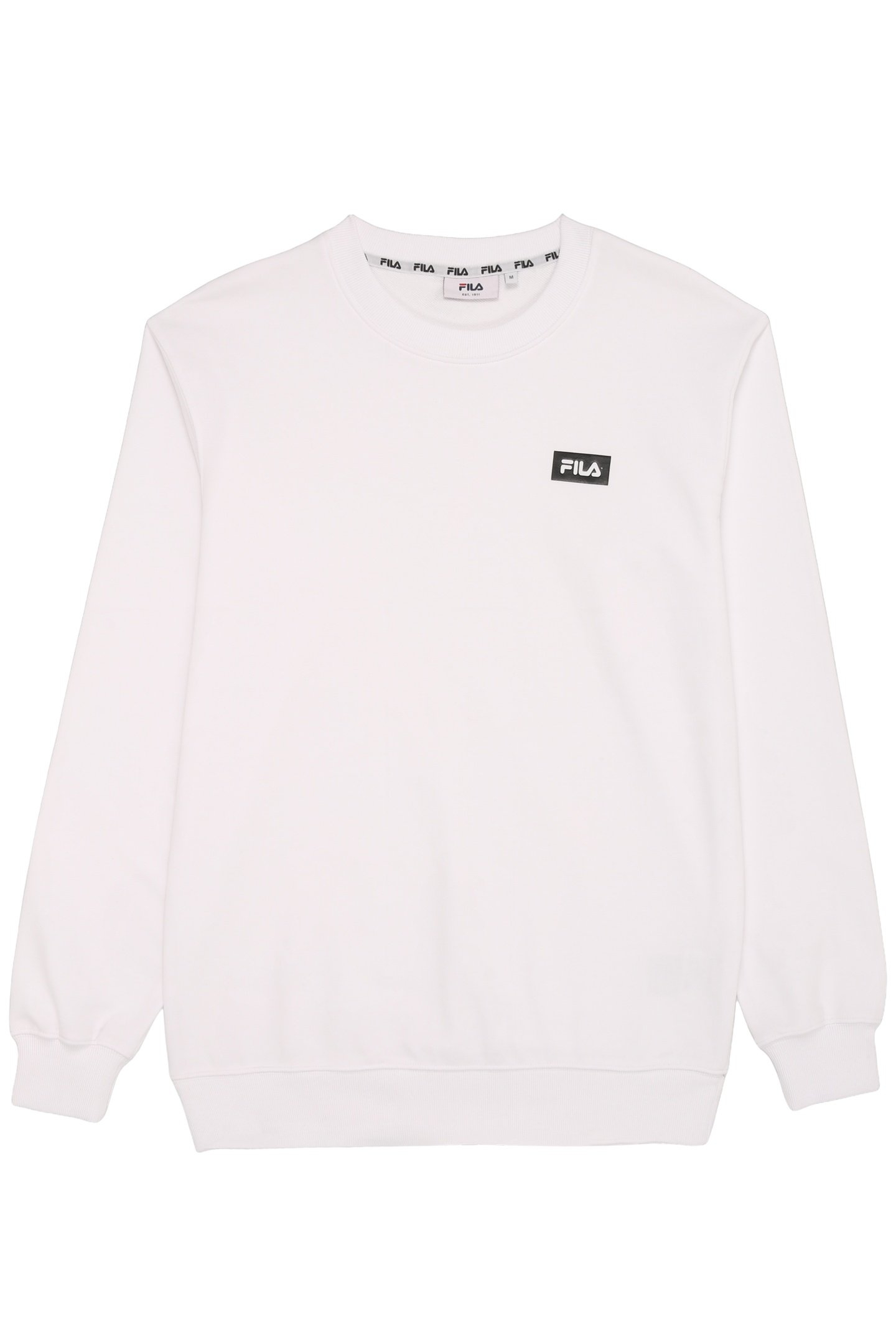 SILON CREW SWEAT BRIGHT WHITE 1
