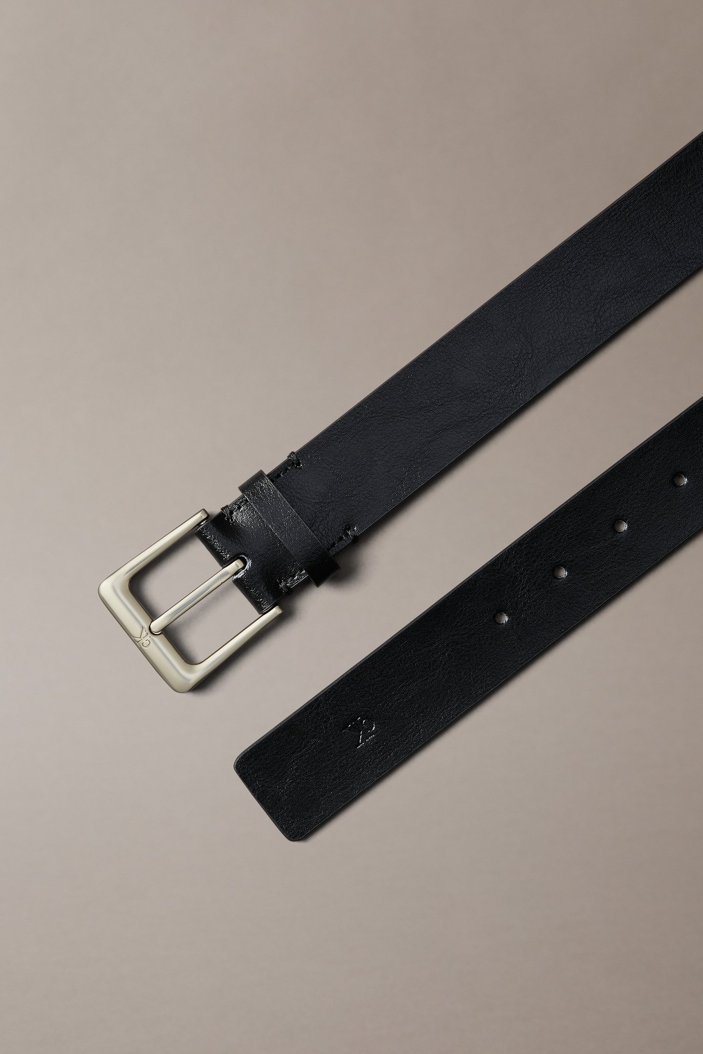CLASSIC BUCKLE 35MM BELT BLACK/PEWTER 2