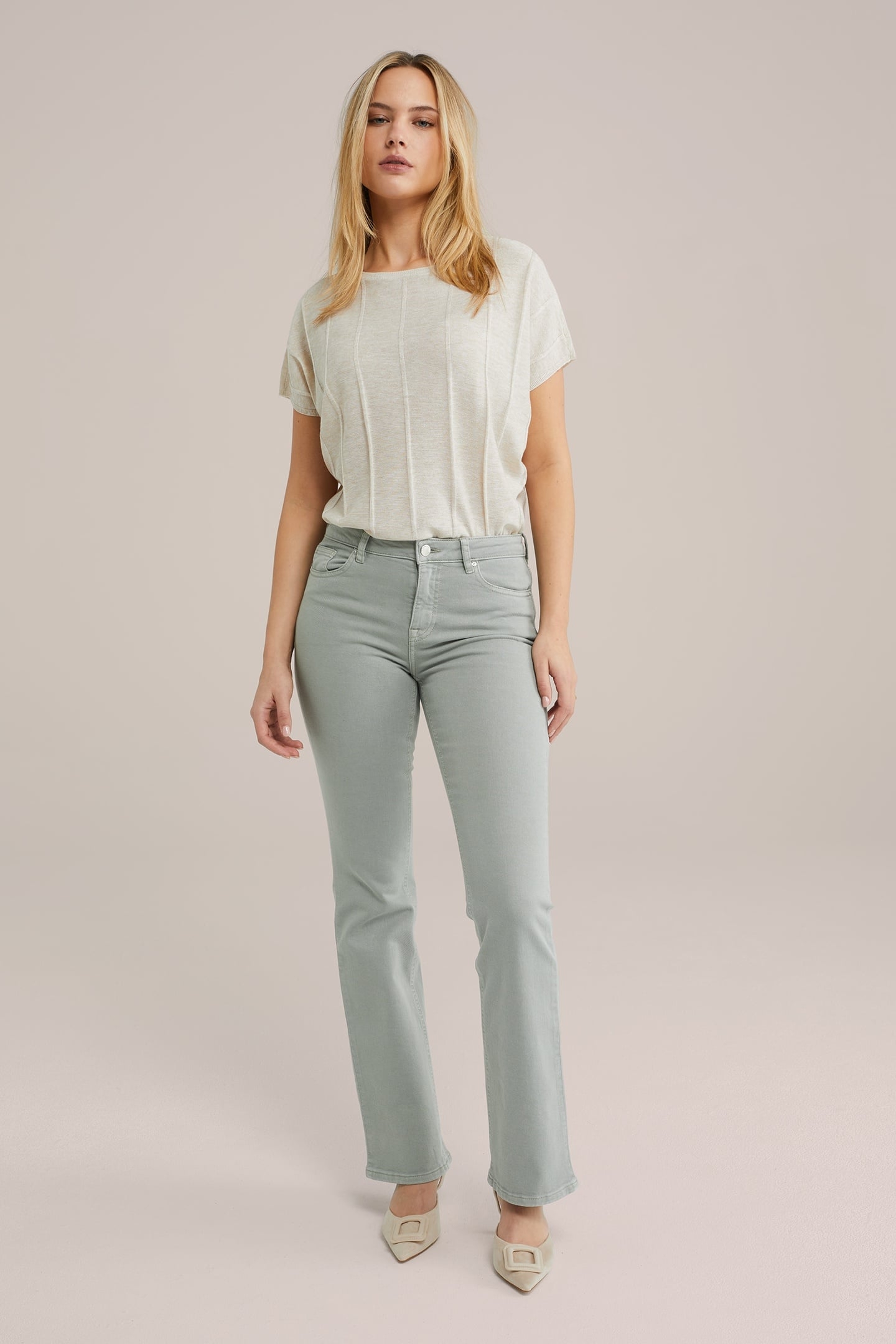 KNITTED PULLOVER BEIGE 2