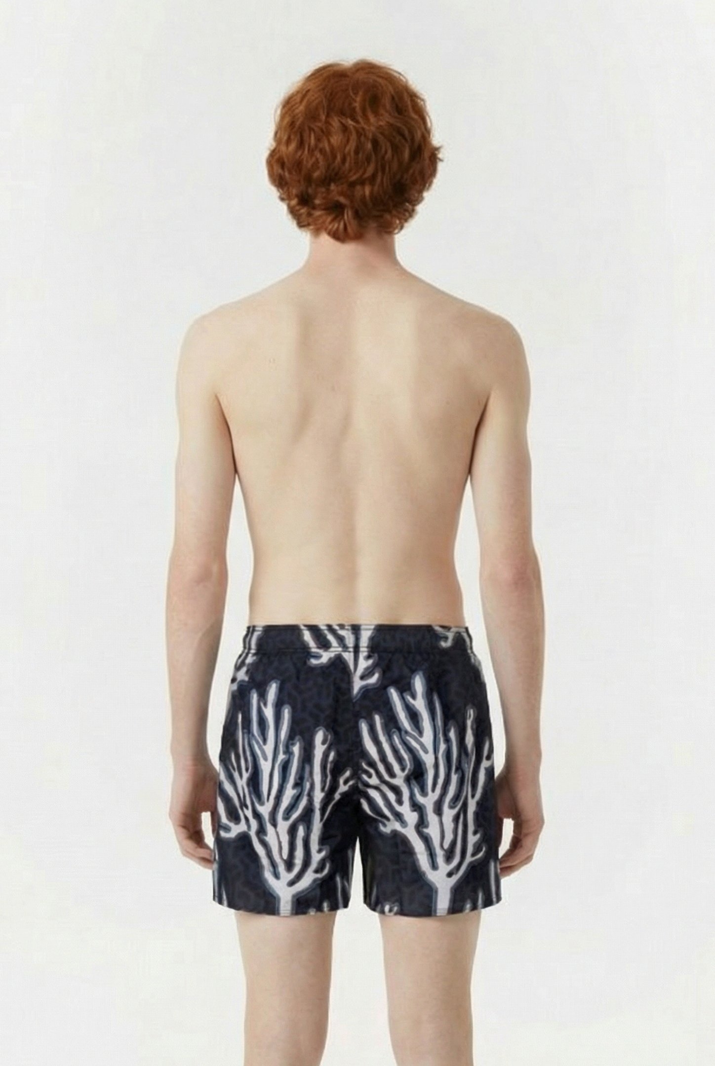 MEN'S BEACH BOXER PLACED DEEP SEA -ASPHALT 2