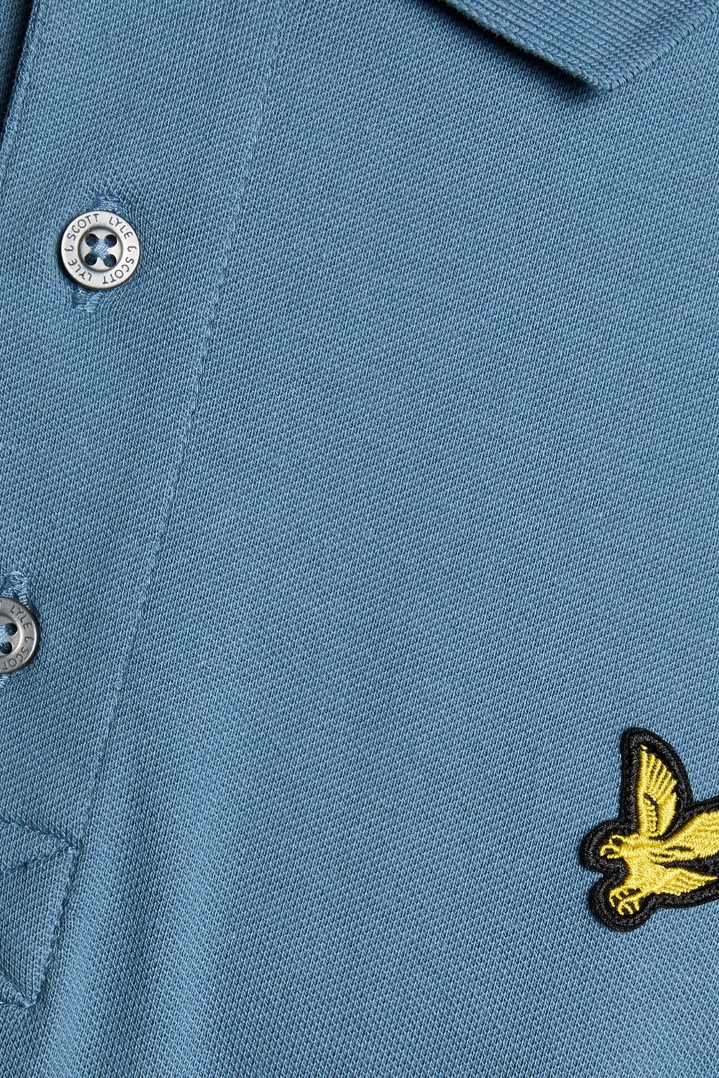 PLAIN POLO SHIRT OCEAN SKY 5