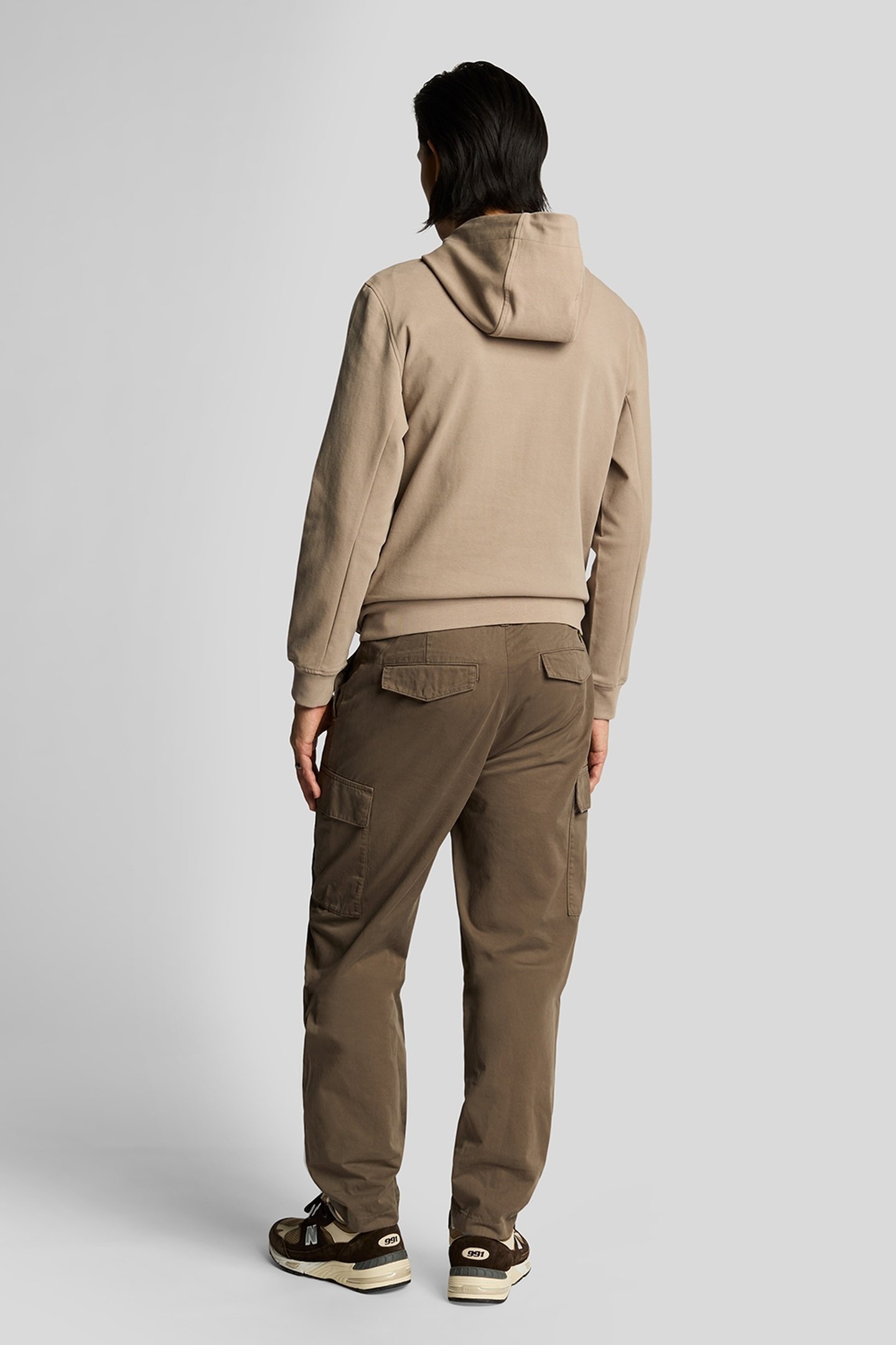 CARGO POCKET TROUSER KHAKI ASH 3