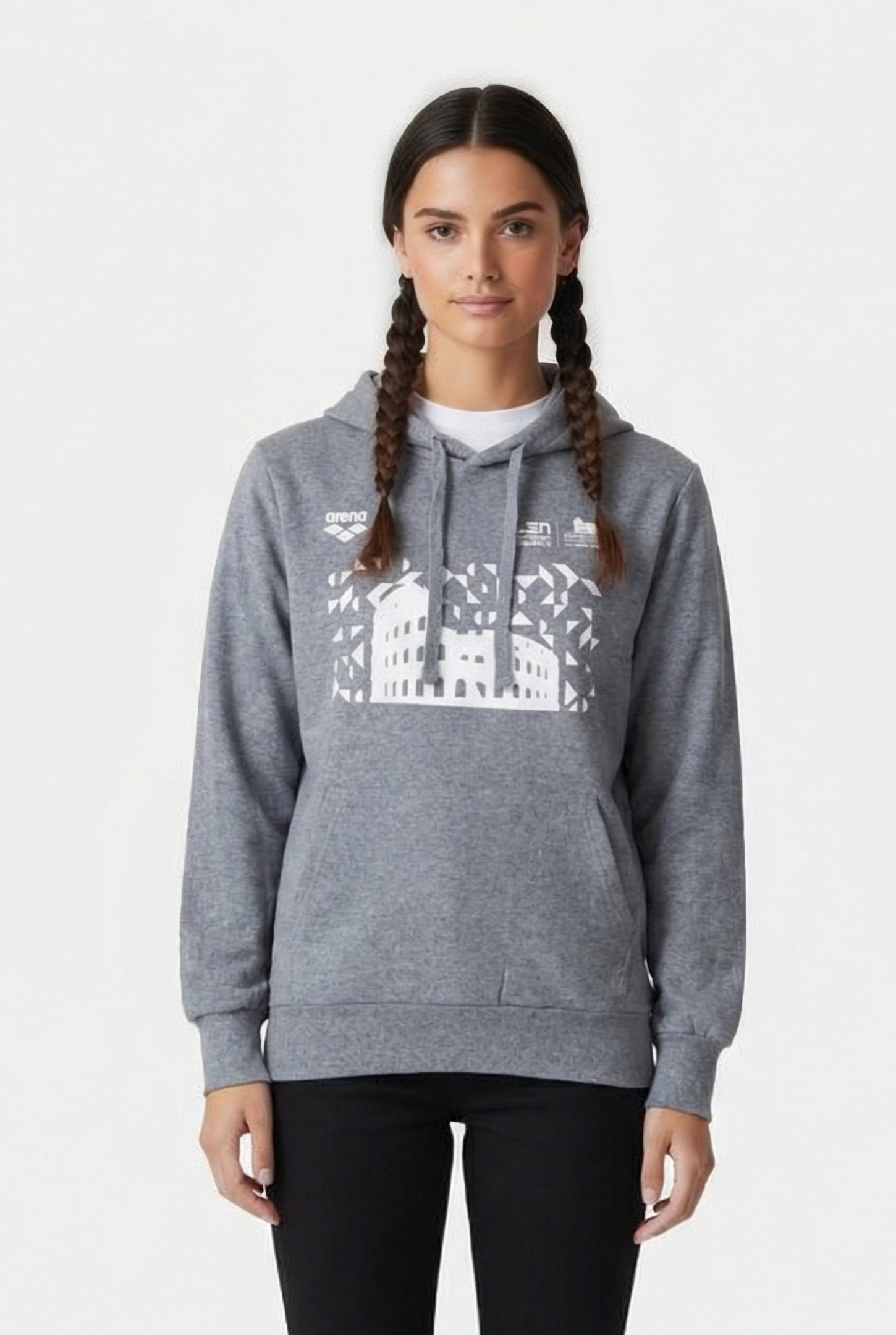 UNISEX HOODIE ESCH ROME 22 MERCH GREY MELANGE 3