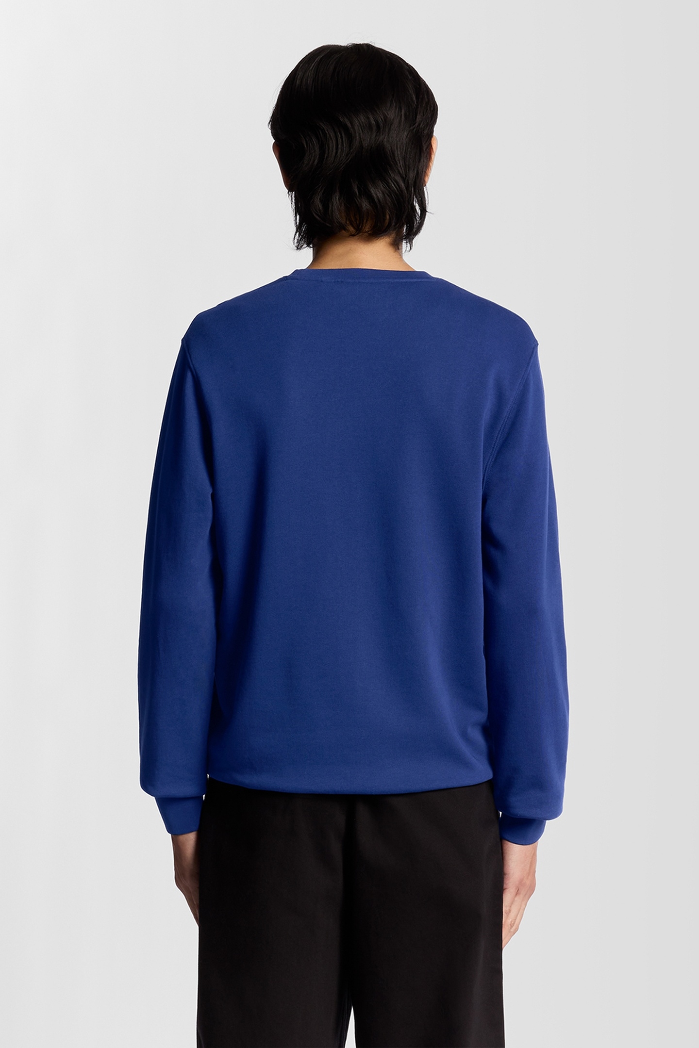SUPERFINE CREW NECK SWEATSHIRT BLUEPRINT 2