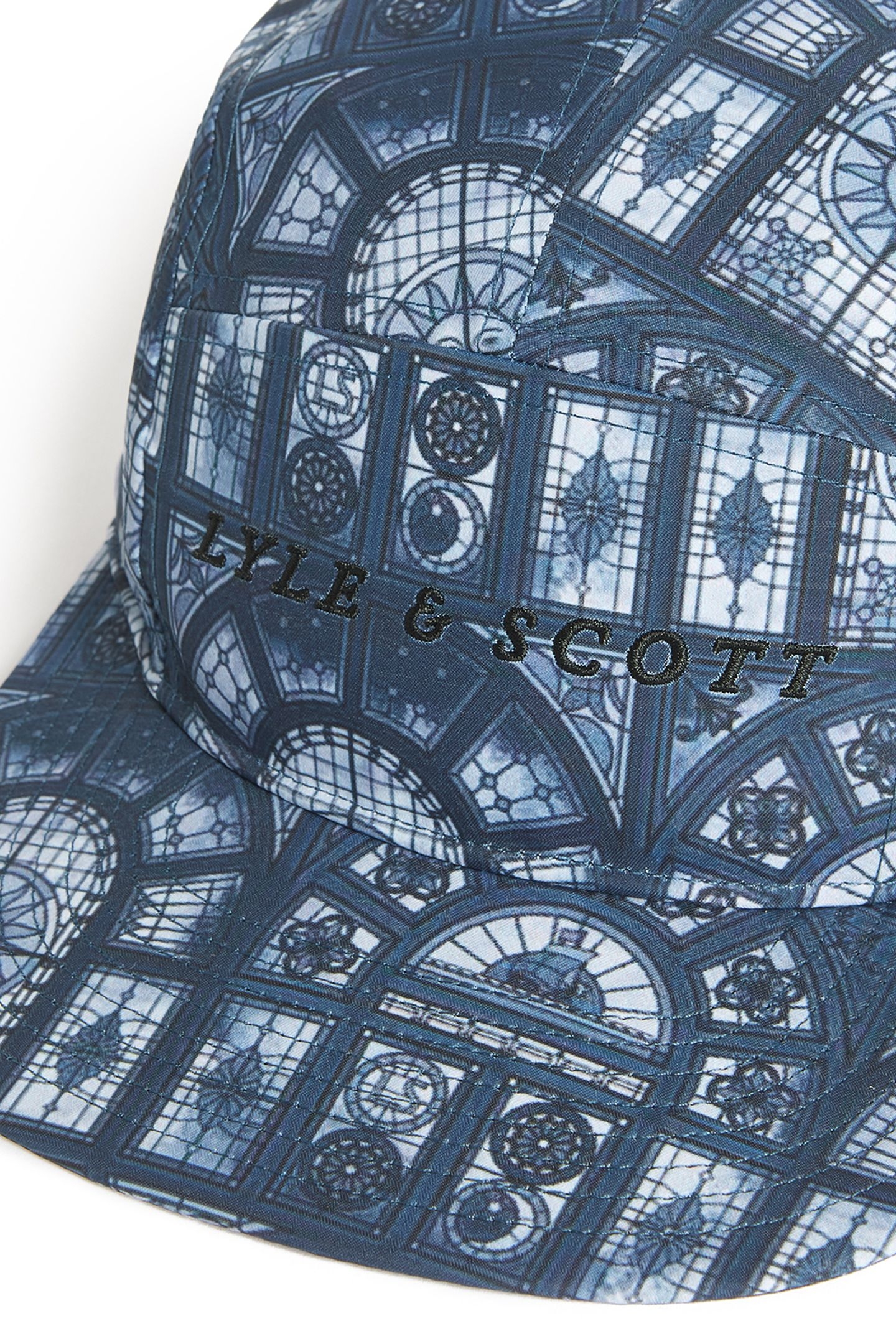 STAINED GLASS PRINT CAP DARK NAVY 3