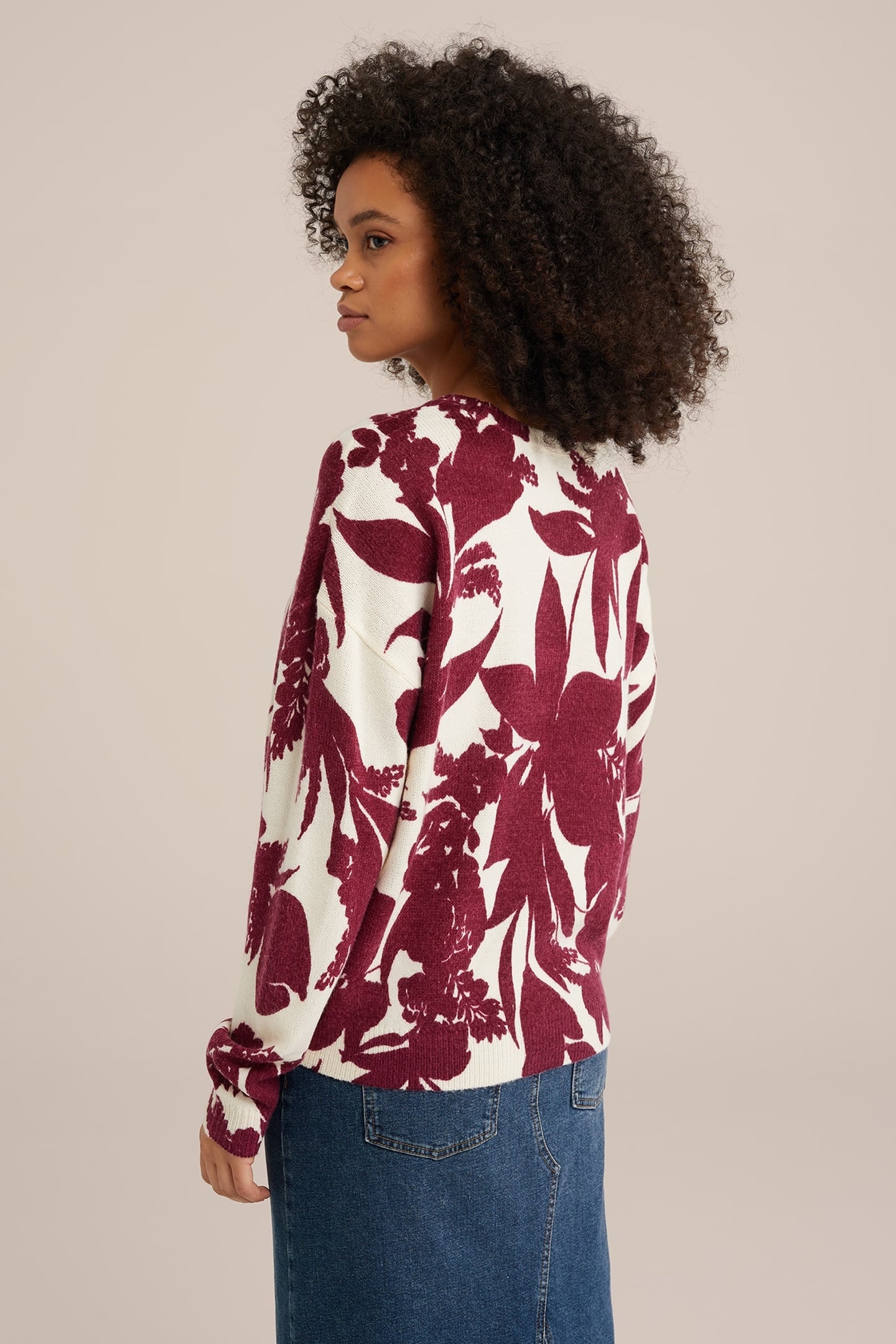 KNITTED PULLOVER VINTAGE RED 3