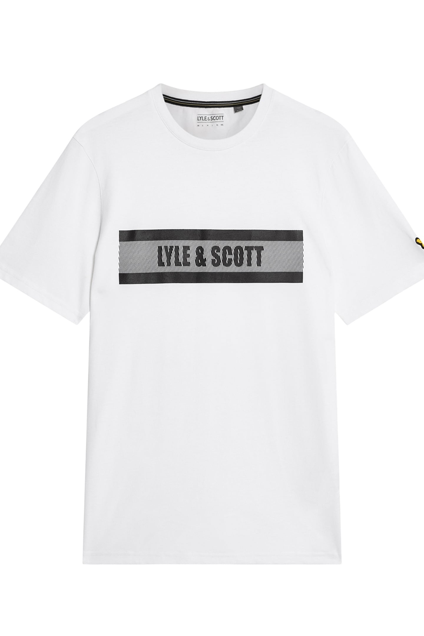 STRIPE LOGO GRAPHIC T-SHIRT WHITE 4