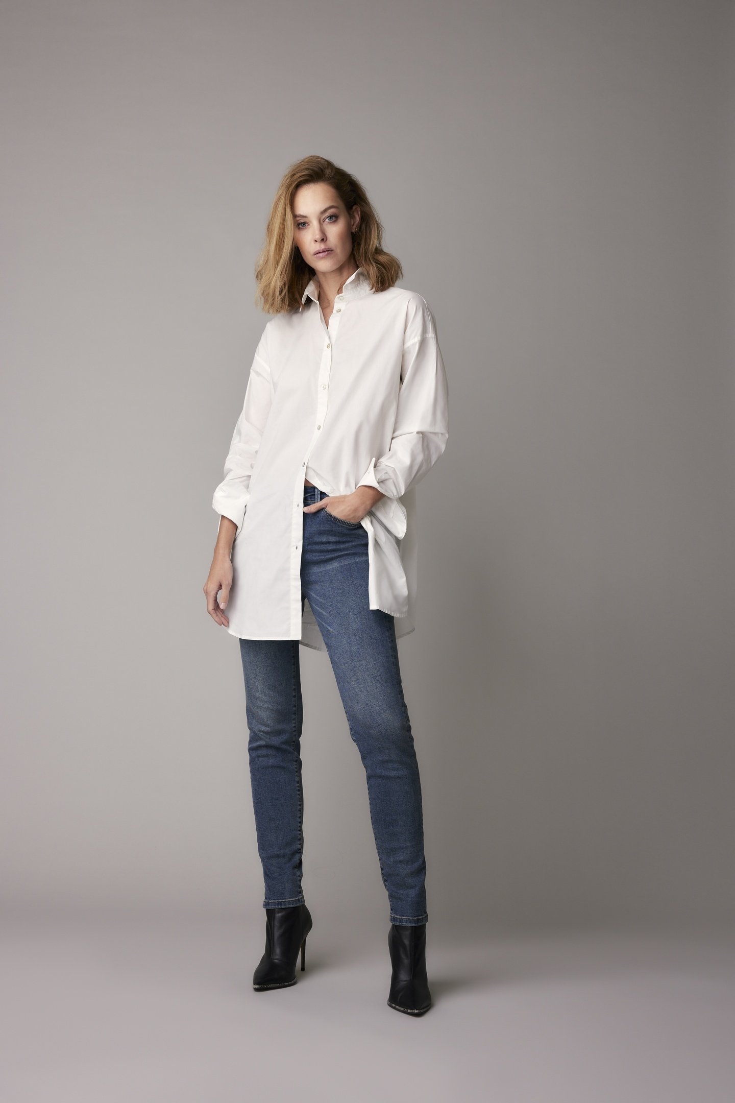 SKINNY PURE STRETCH DENIM 1