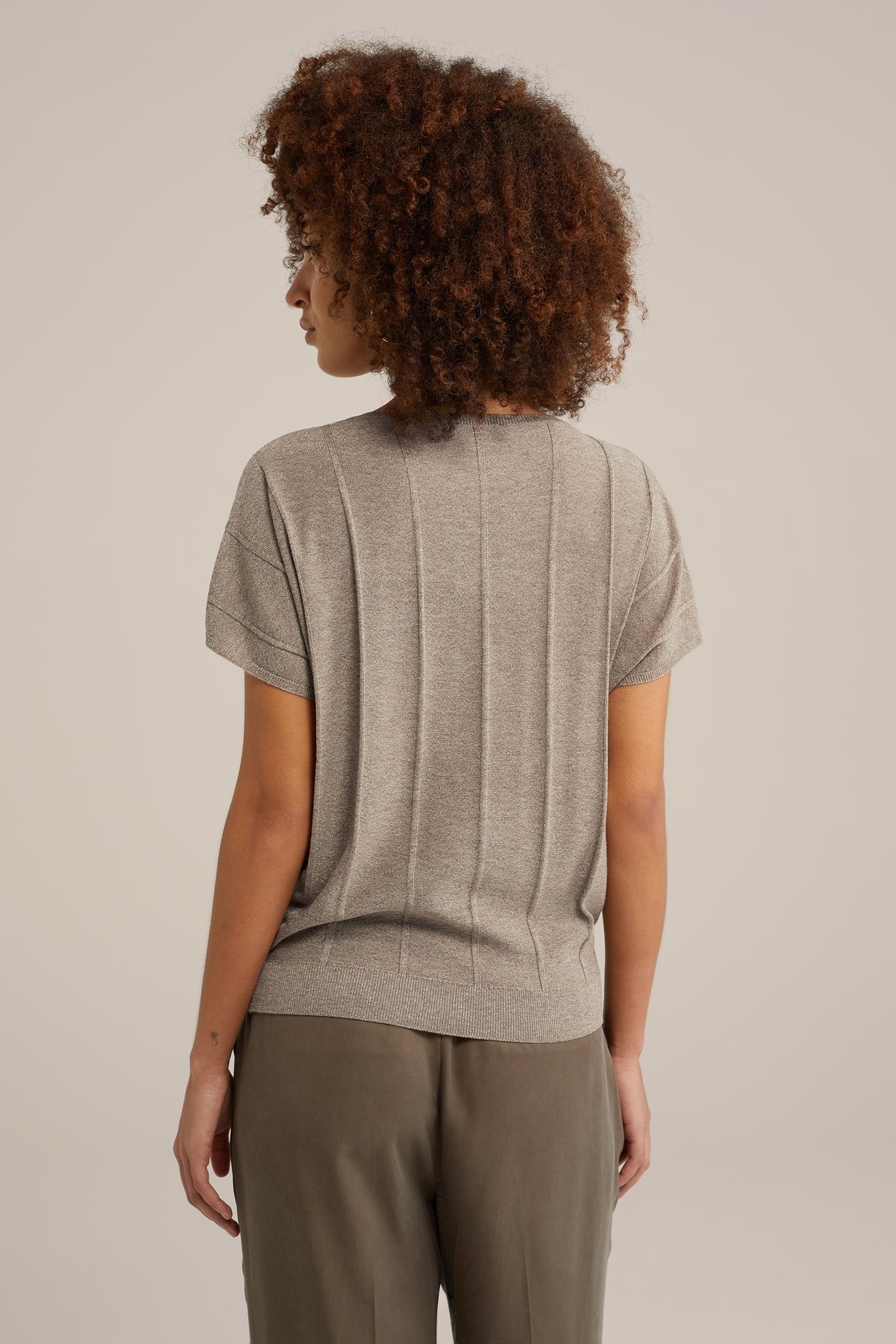 KNITTED PULLOVER LIGHT BROWN 3