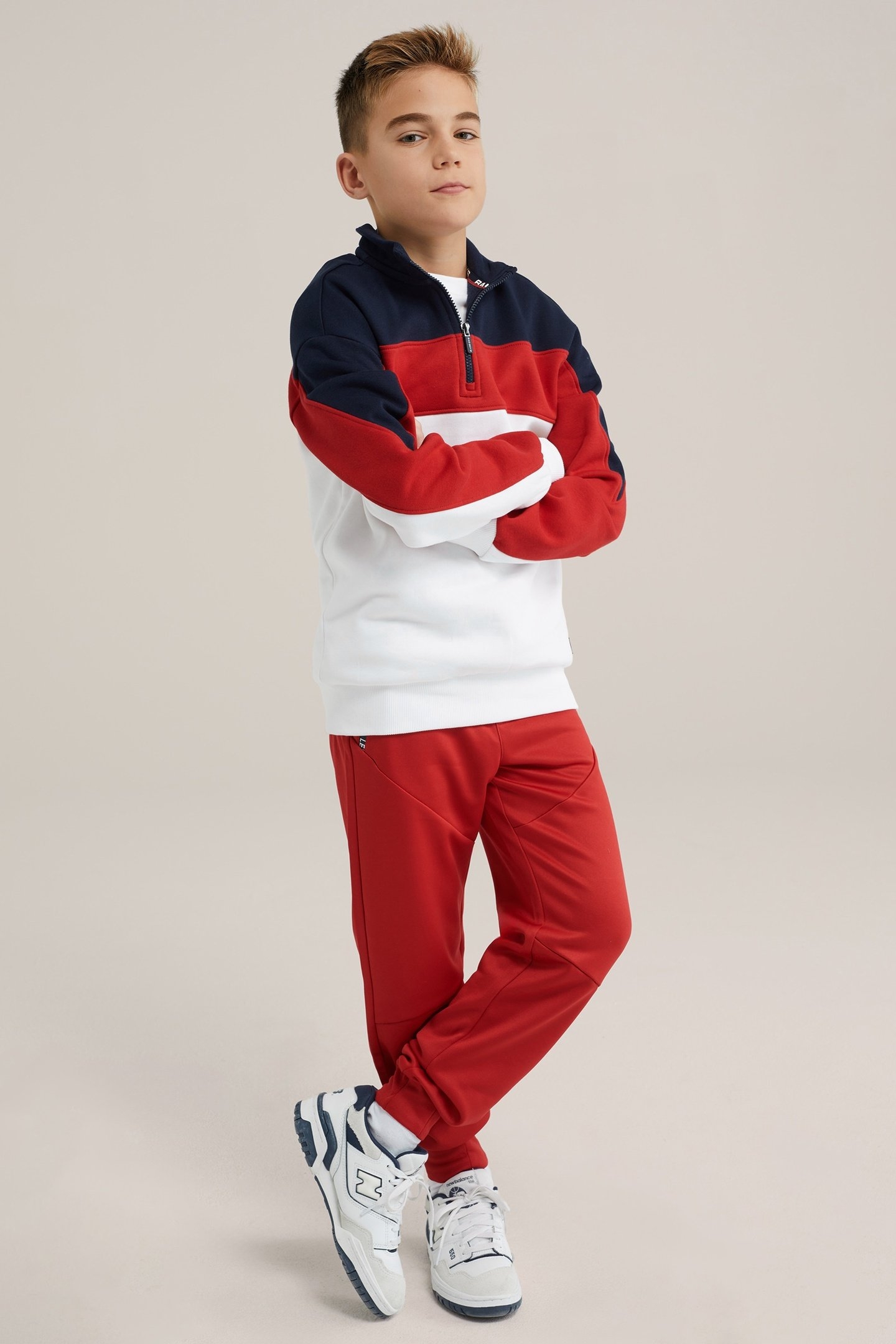 JOGGING PANTS FIRE RED 5