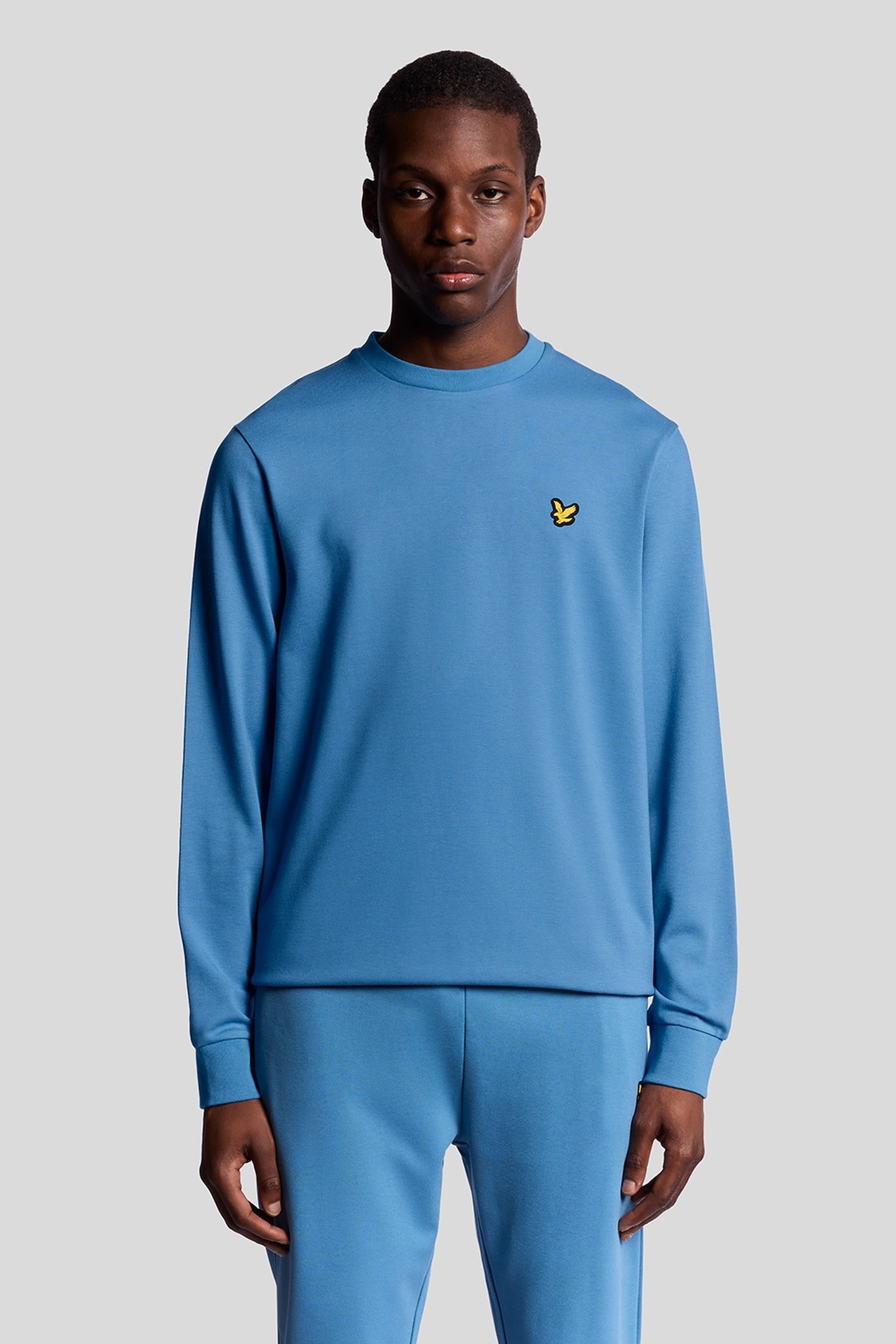 CREW NECK FLY FLEECE PARISIAN BLUE 1