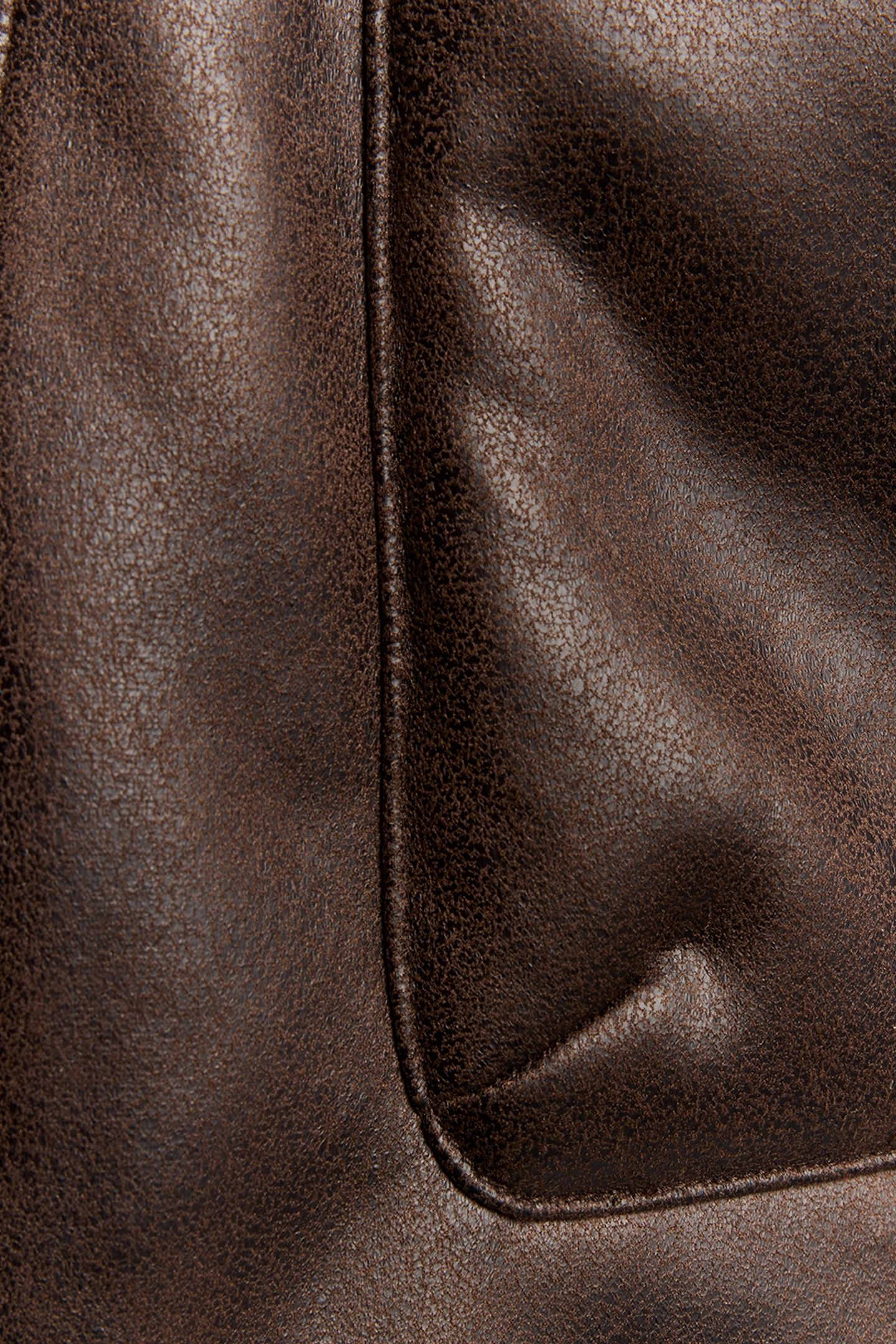 SHEARLING JACKET WHISKEY BROWN 6