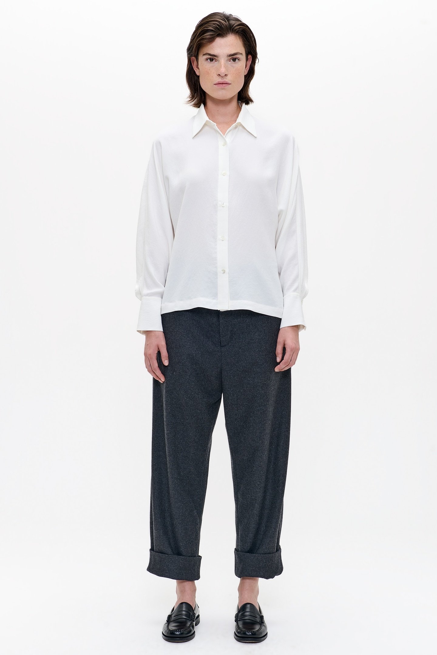 FLUID BAT-SLEEVE SHIRT OFF WHITE 3