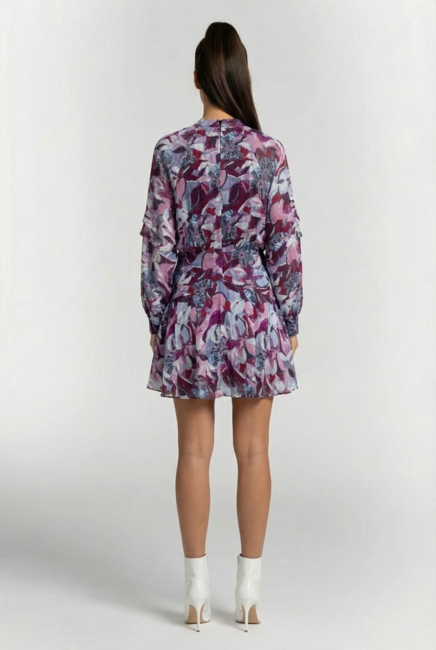 DARSA DRESS PURPLE/MULTICO 2