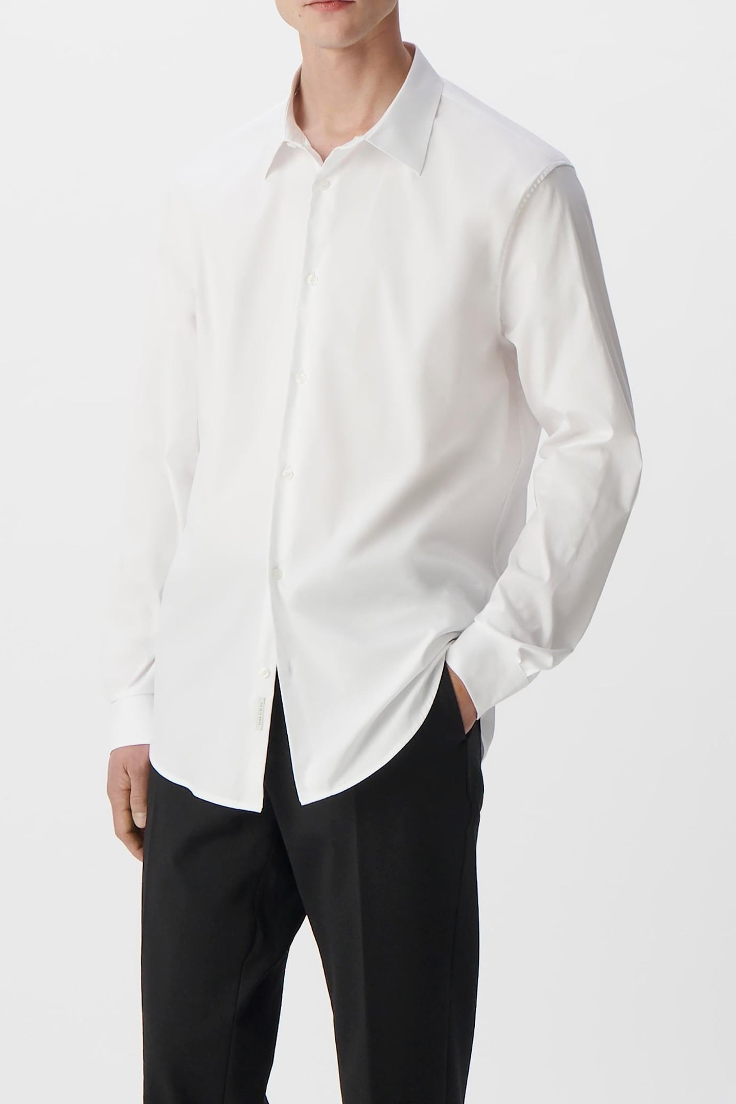 WHITE FORMAL REGULAR SHIRT 2