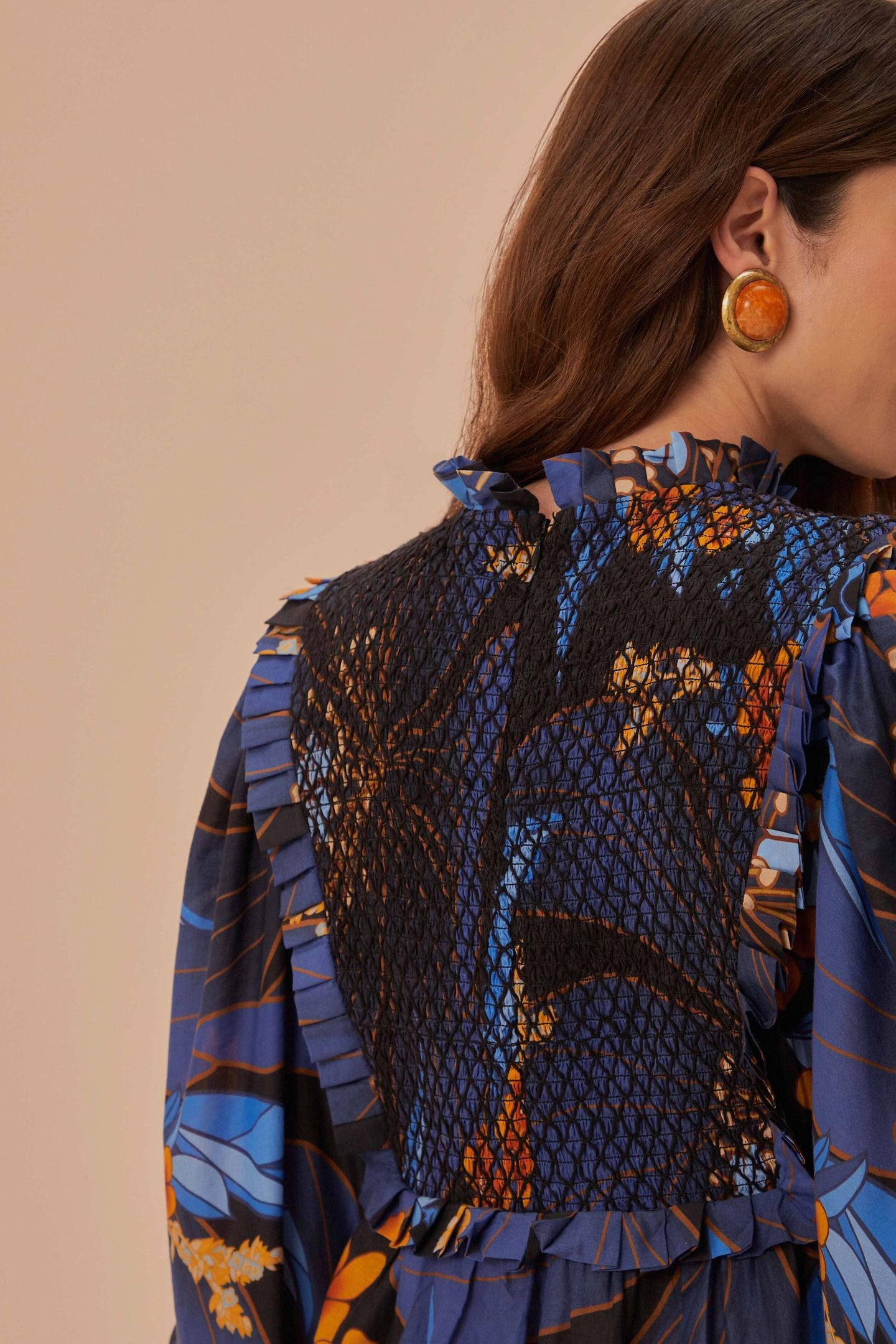 PIETRA FLORAL BLACK MINI DRESS 4