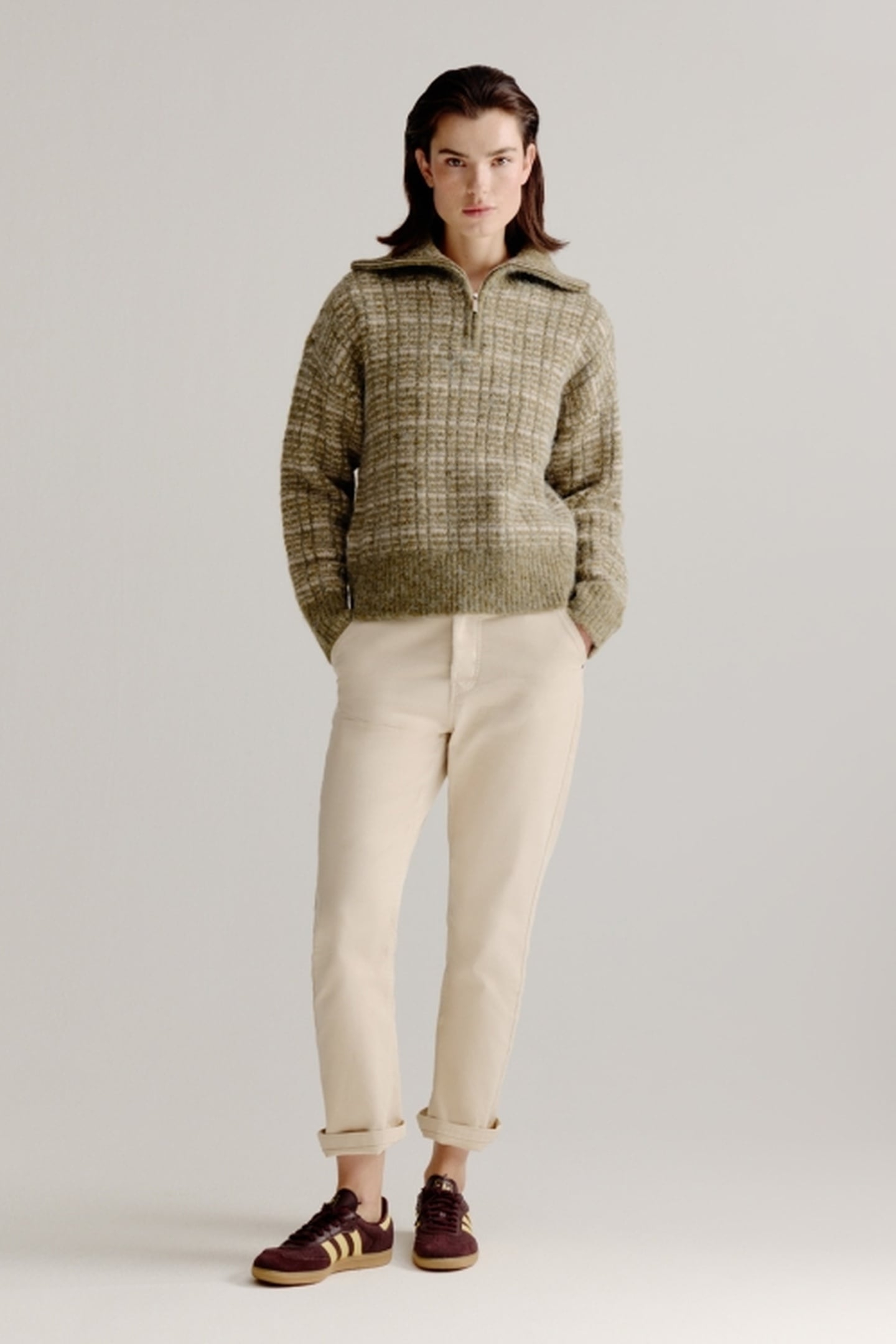 LISETTE SWEATER MOSS GREEN 2