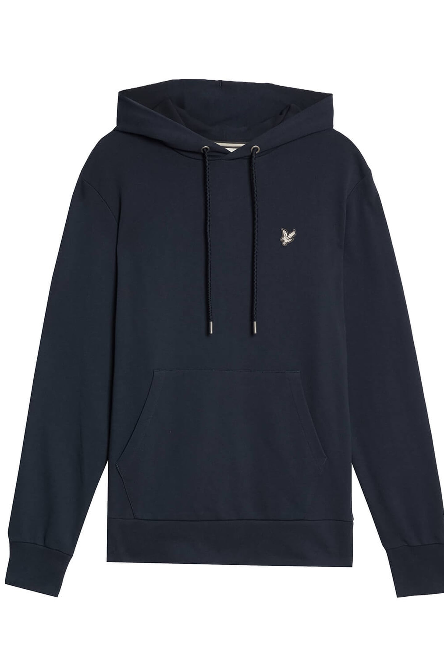 DIAGONAL WEAVE FRENCH TERRY HOODIE MIDNIGHT NAVY 2