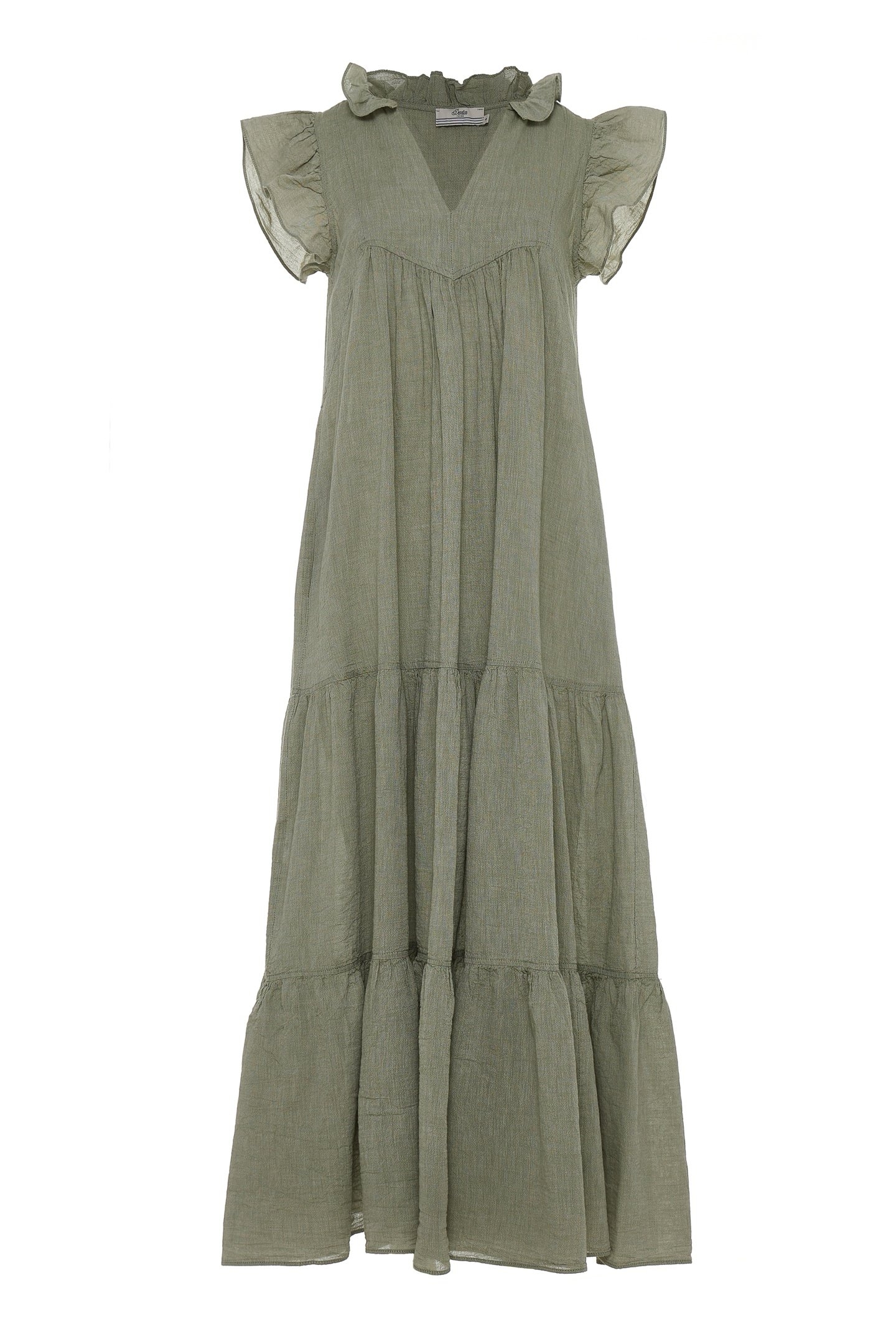 TERRIFIC LONG DRESS GAZE KHAKI 1