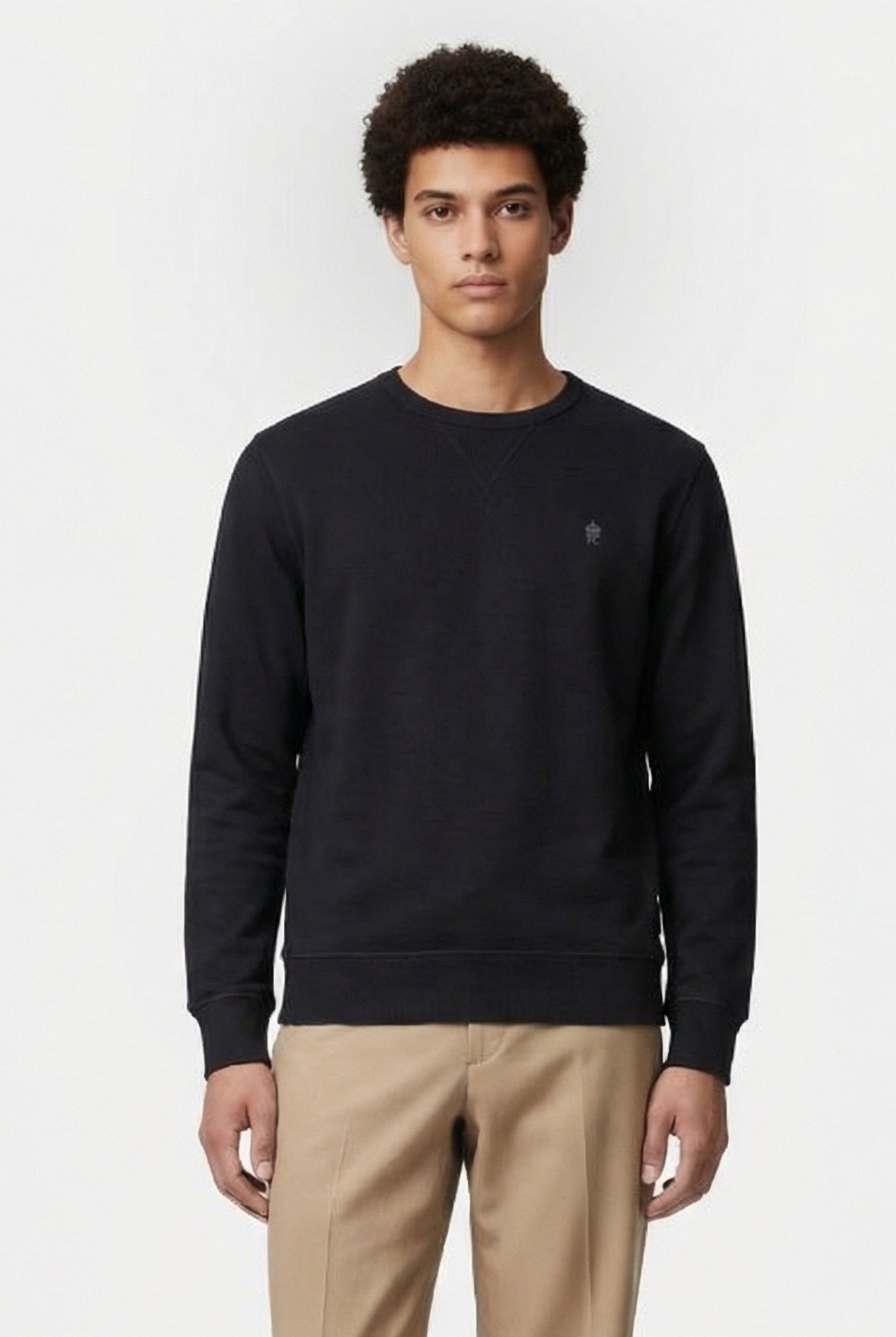 CREW SWEATSHIRT MARINE/GUNMETAL 1