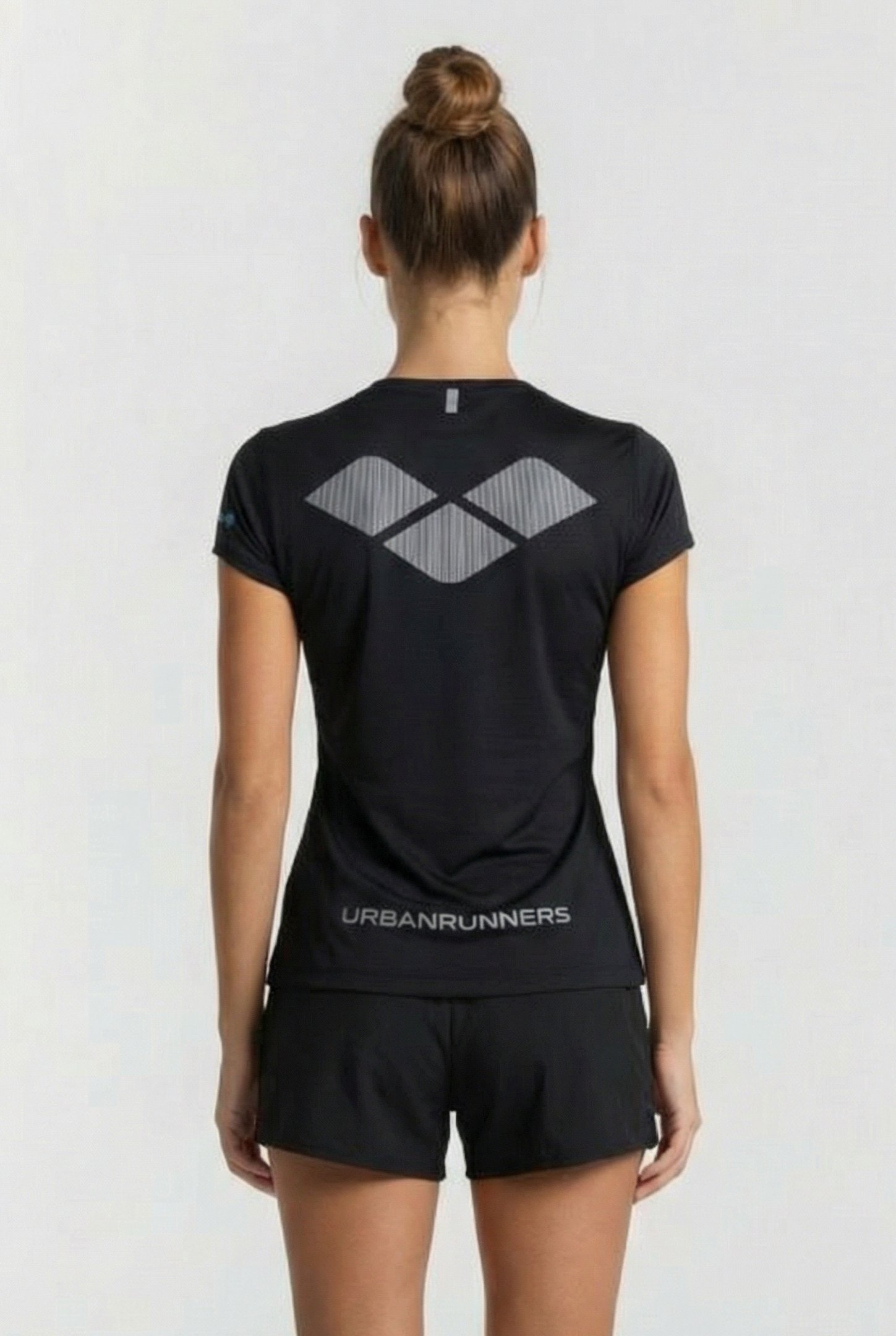 W RUN S/S MESH UR BLACK UR 2