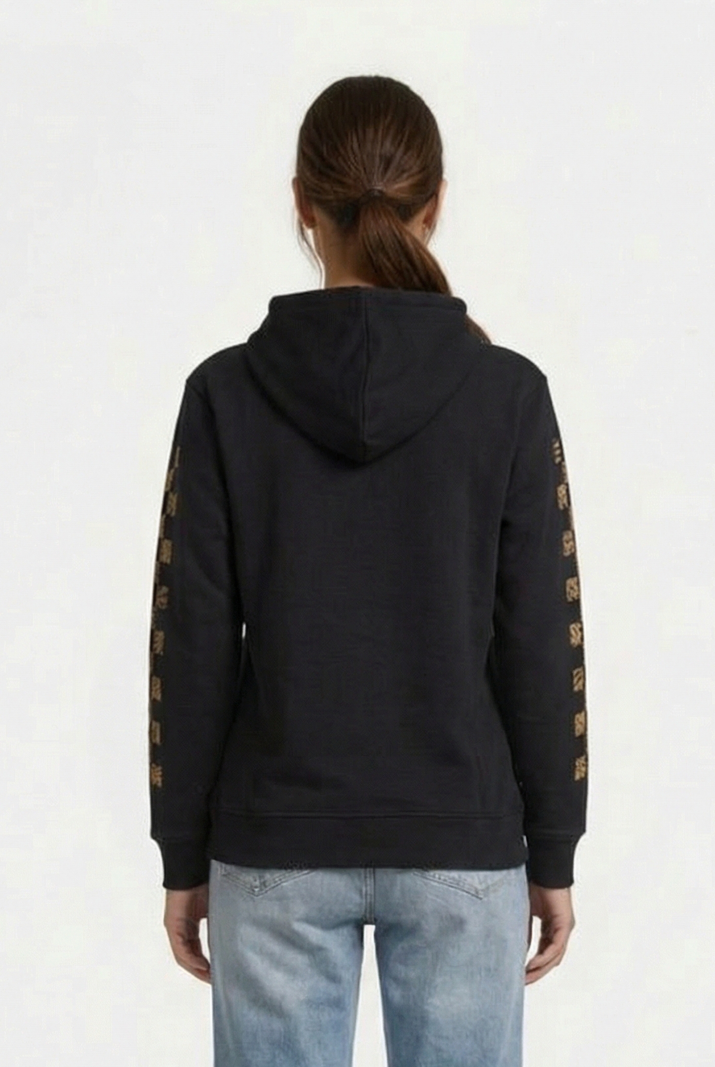 WYLD TANGLE ANIMAL BFF HOODIE DUSK DOWNER BLACK 2