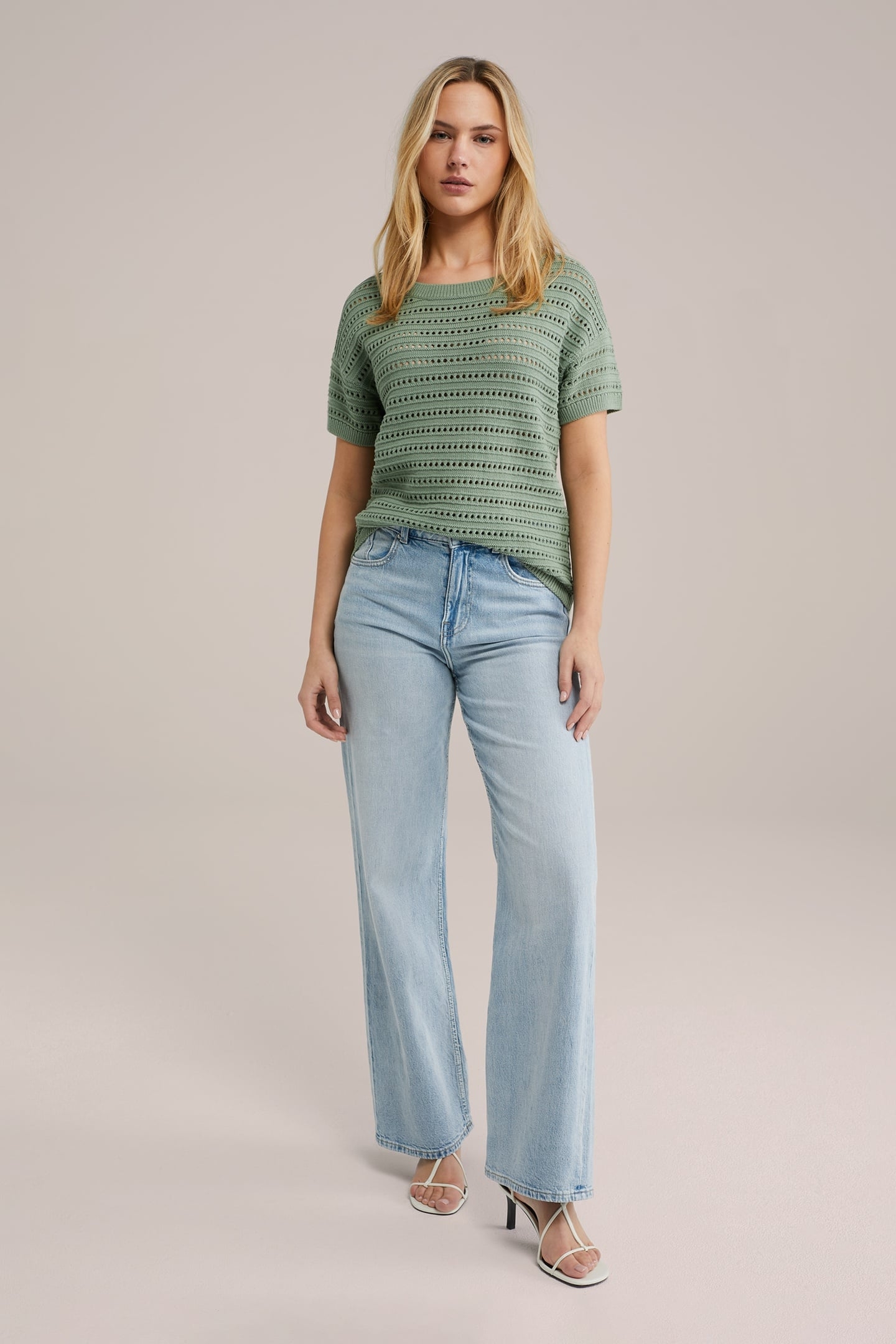 KNITTED PULLOVER LIGHT GREEN 7