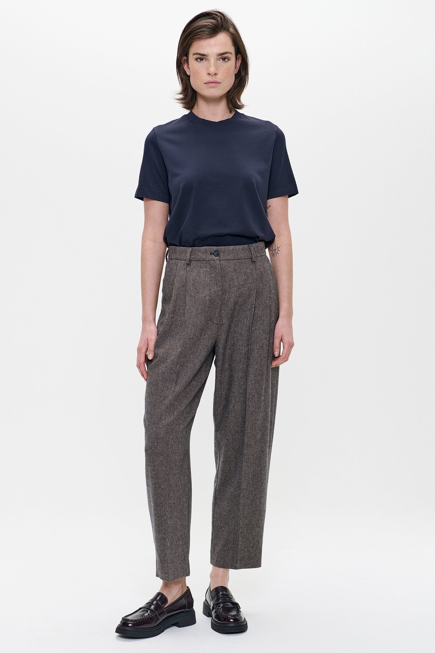 FLANNEL DAKOTA PANTS MIDNIGHT BLUE 2