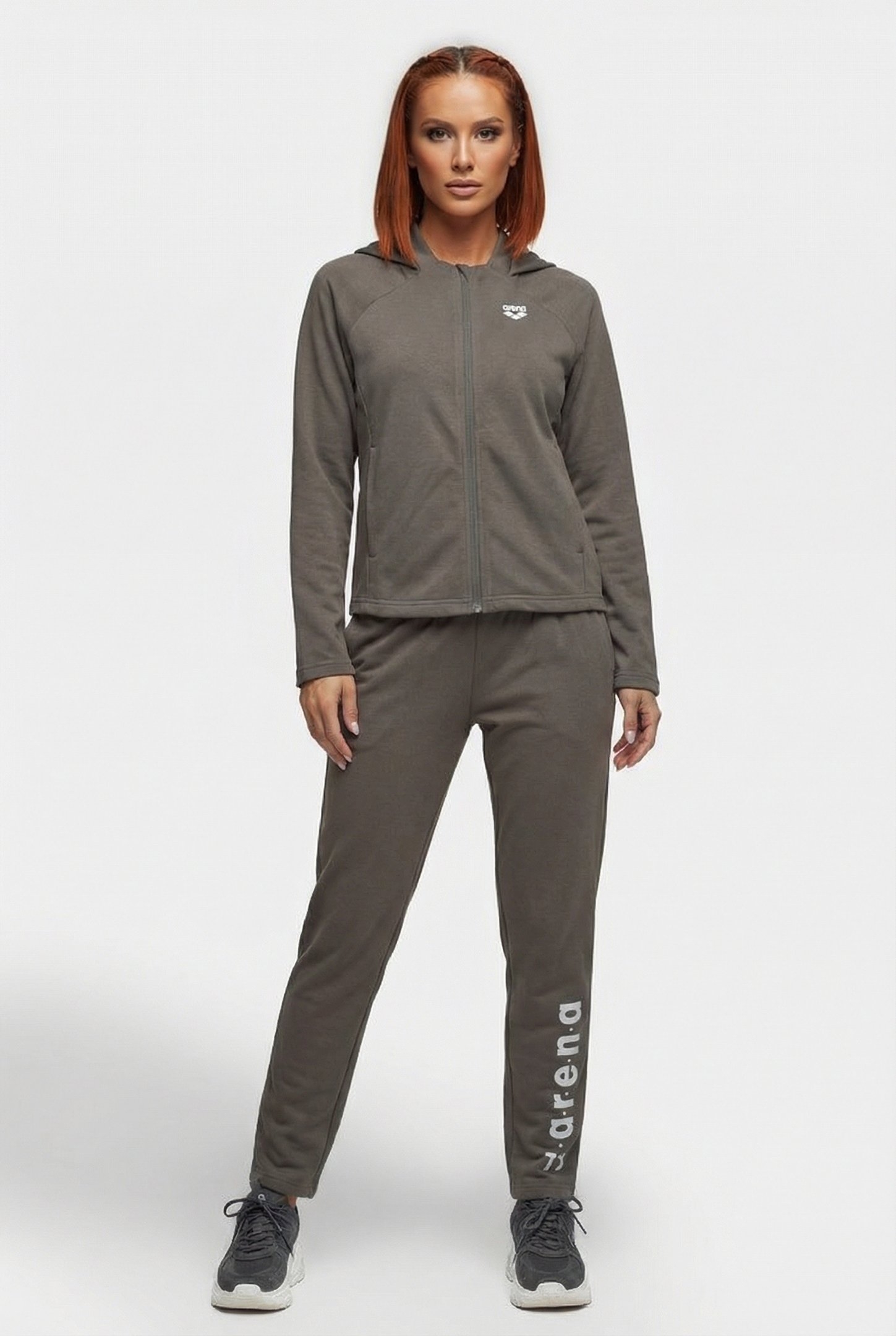 WOMAN TRACKSUIT BICOLOR A-AFW801S23 DUSTY OLIVE 18 0515 TPG 1