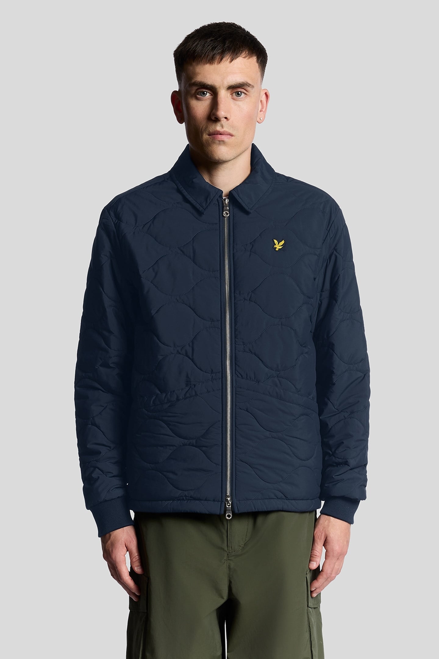 QUILTED RIPSTOP JACKET DARK NAVY 1