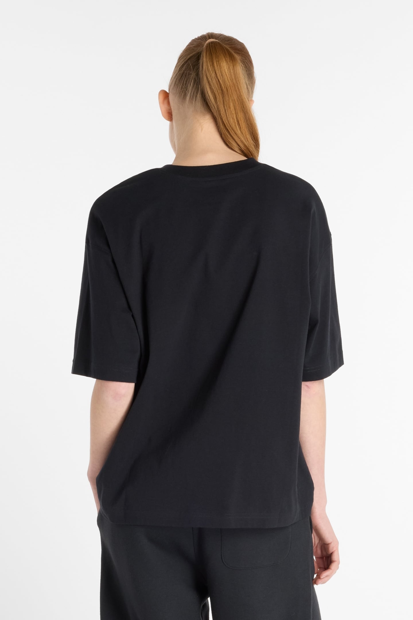 LINEAR HERITAGE OVERSIZED T-SHIRT BLACK (BK) 3