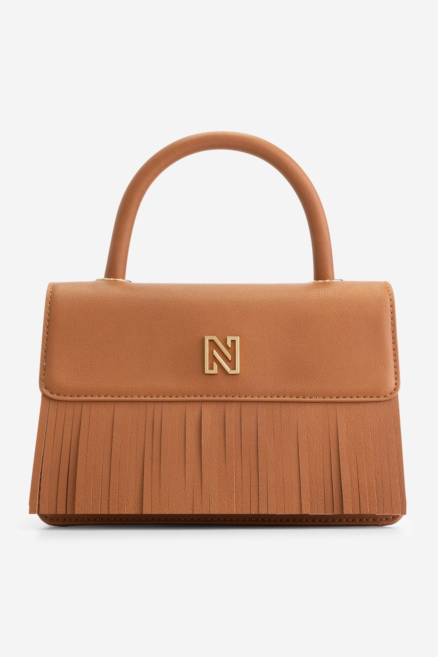 AMNA FRINGE SHOULDER BAG ROSEWOOD 1