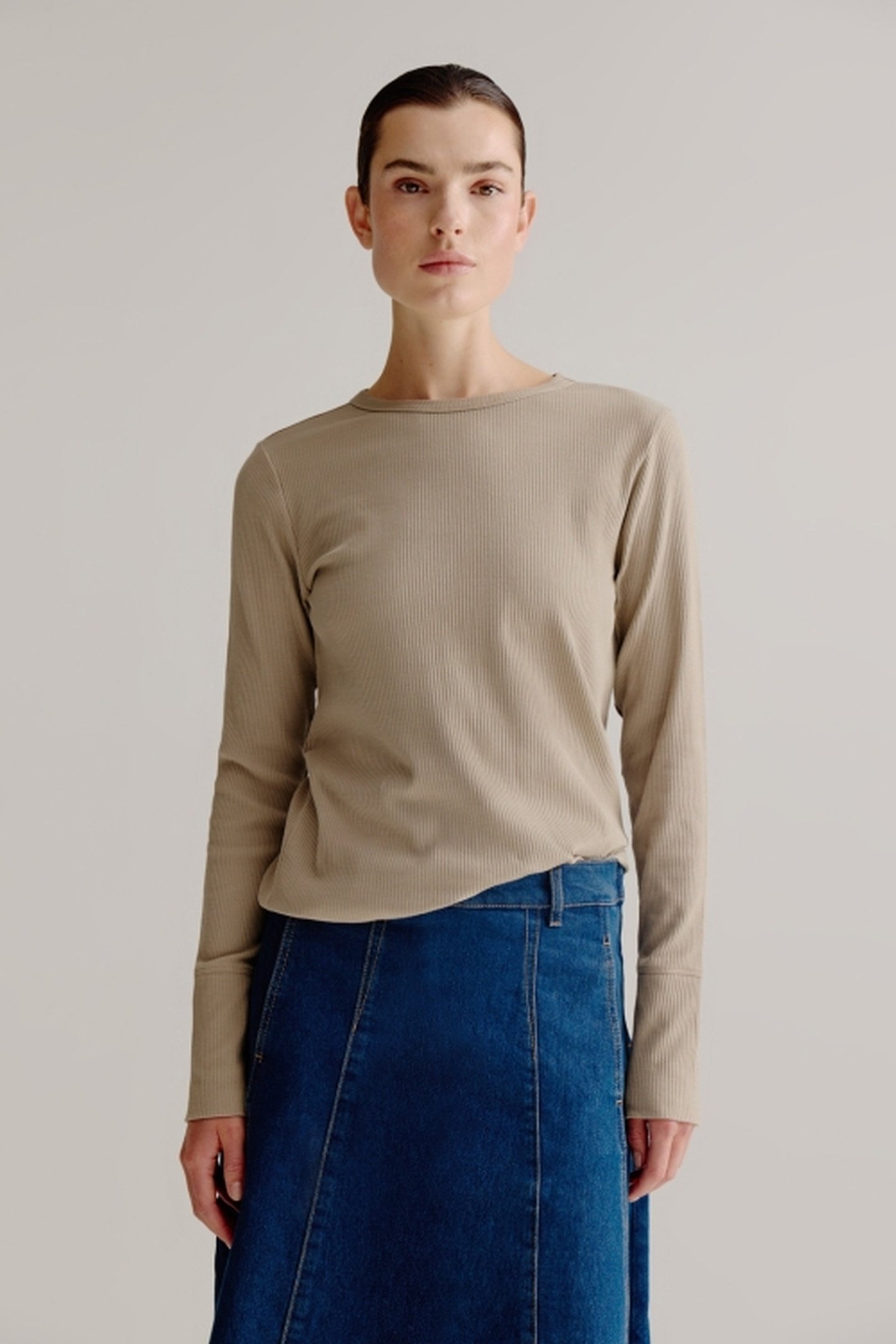 LAURENS TOP LIGHT KHAKI 1