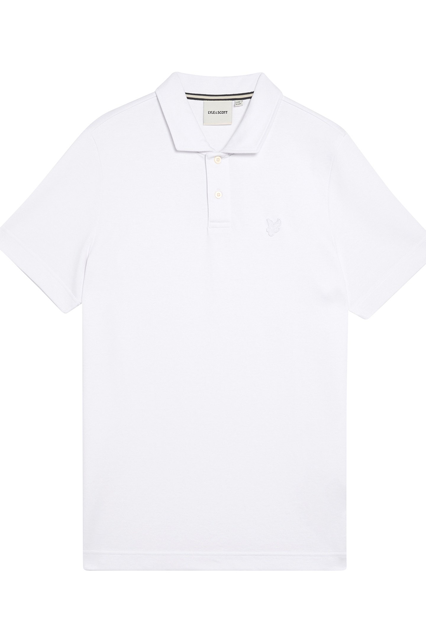 INTERLOCK POLO SHIRT WHITE 4