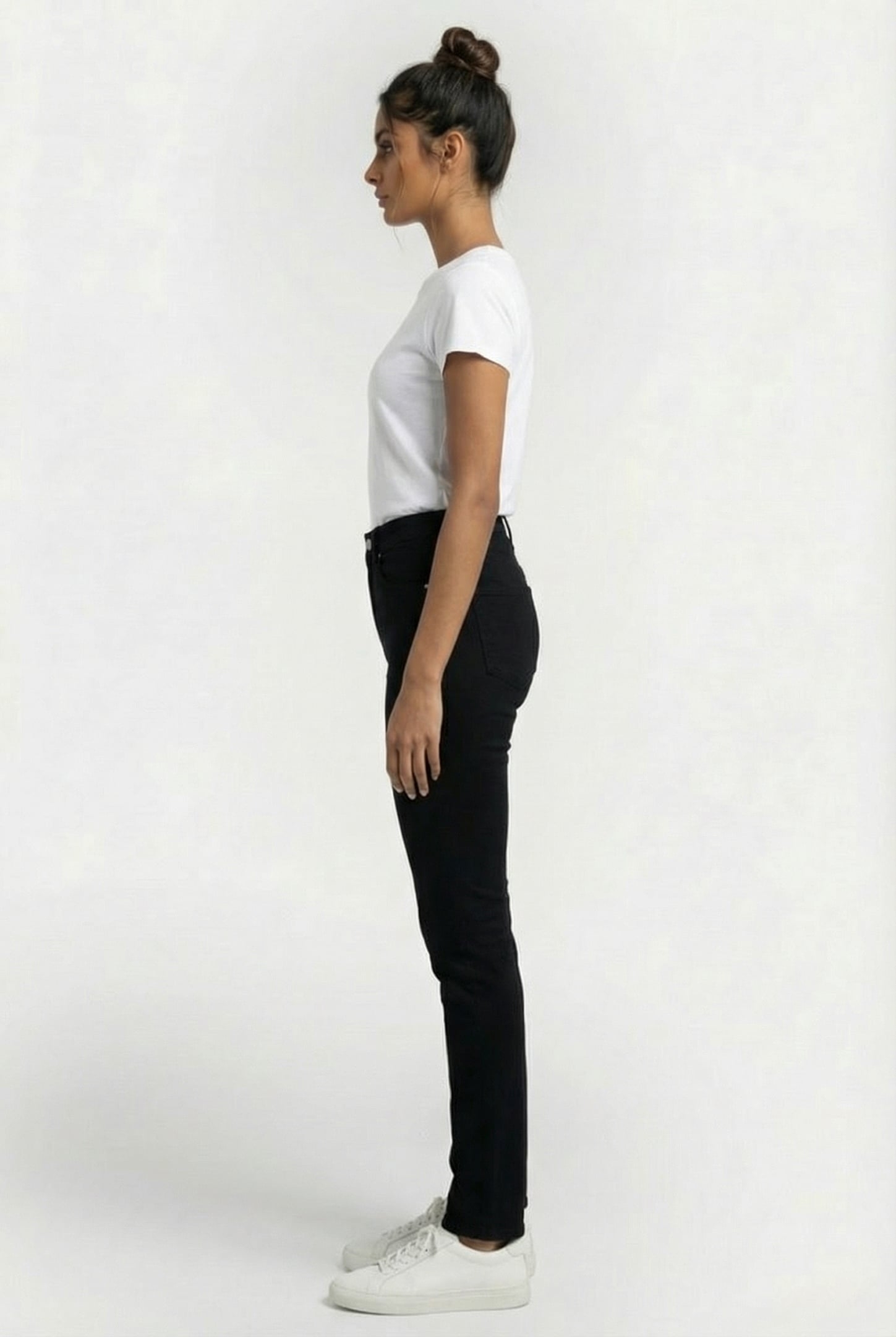 R REBOUND 32 SKINNY JEANS BLACK 3