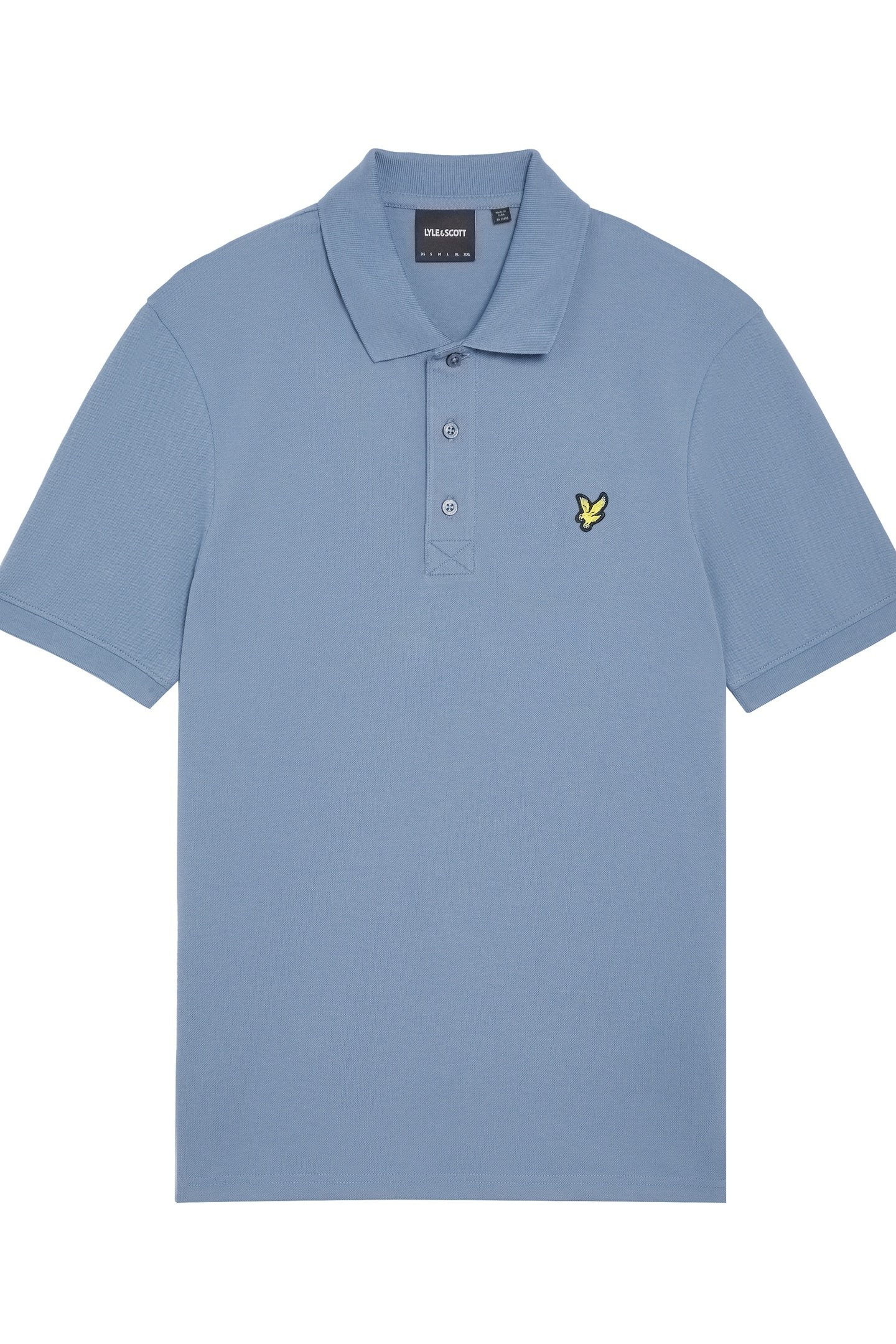 PLAIN POLO SHIRT OCEAN SKY 4
