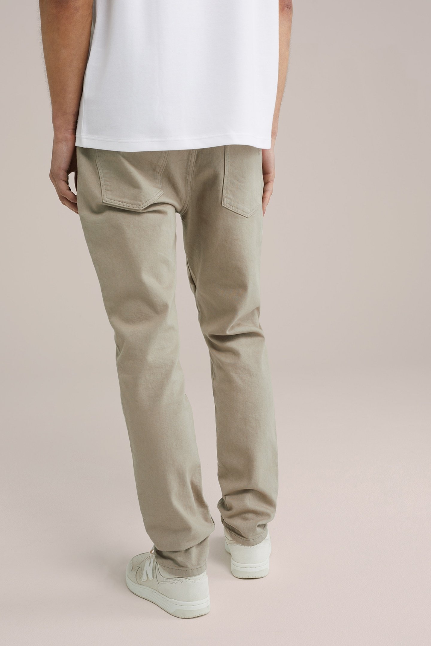 5-POCKET MID WAIST LIGHT BROWN 8